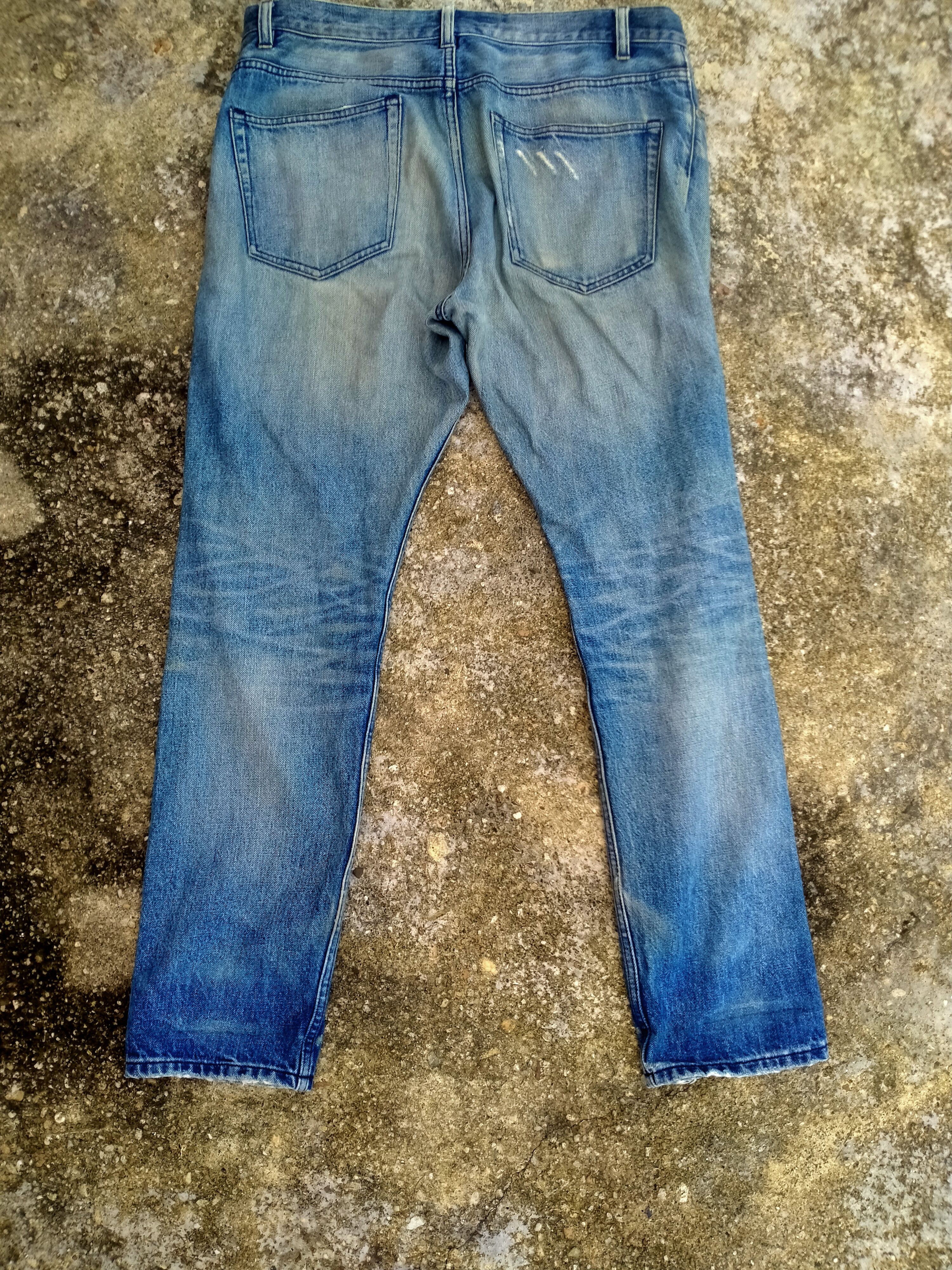 Japanese Brand DISSTRESSED UNITED ARROW BEAUTY&YOUTH SELVEDGE DENIM# Size US 34 / EU 50 - 8 Thumbnail