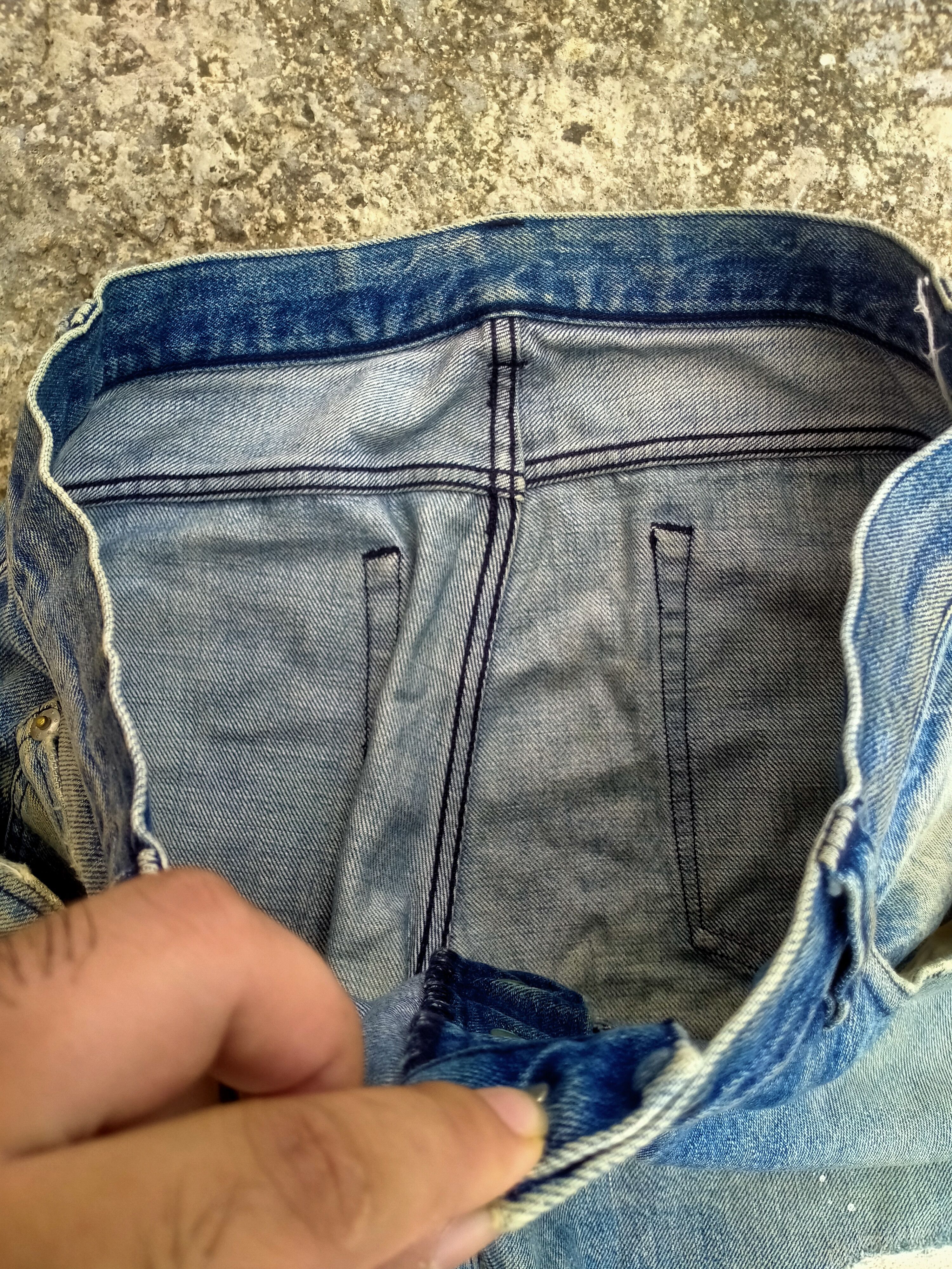 Japanese Brand DISSTRESSED UNITED ARROW BEAUTY&YOUTH SELVEDGE DENIM# Size US 34 / EU 50 - 4 Thumbnail