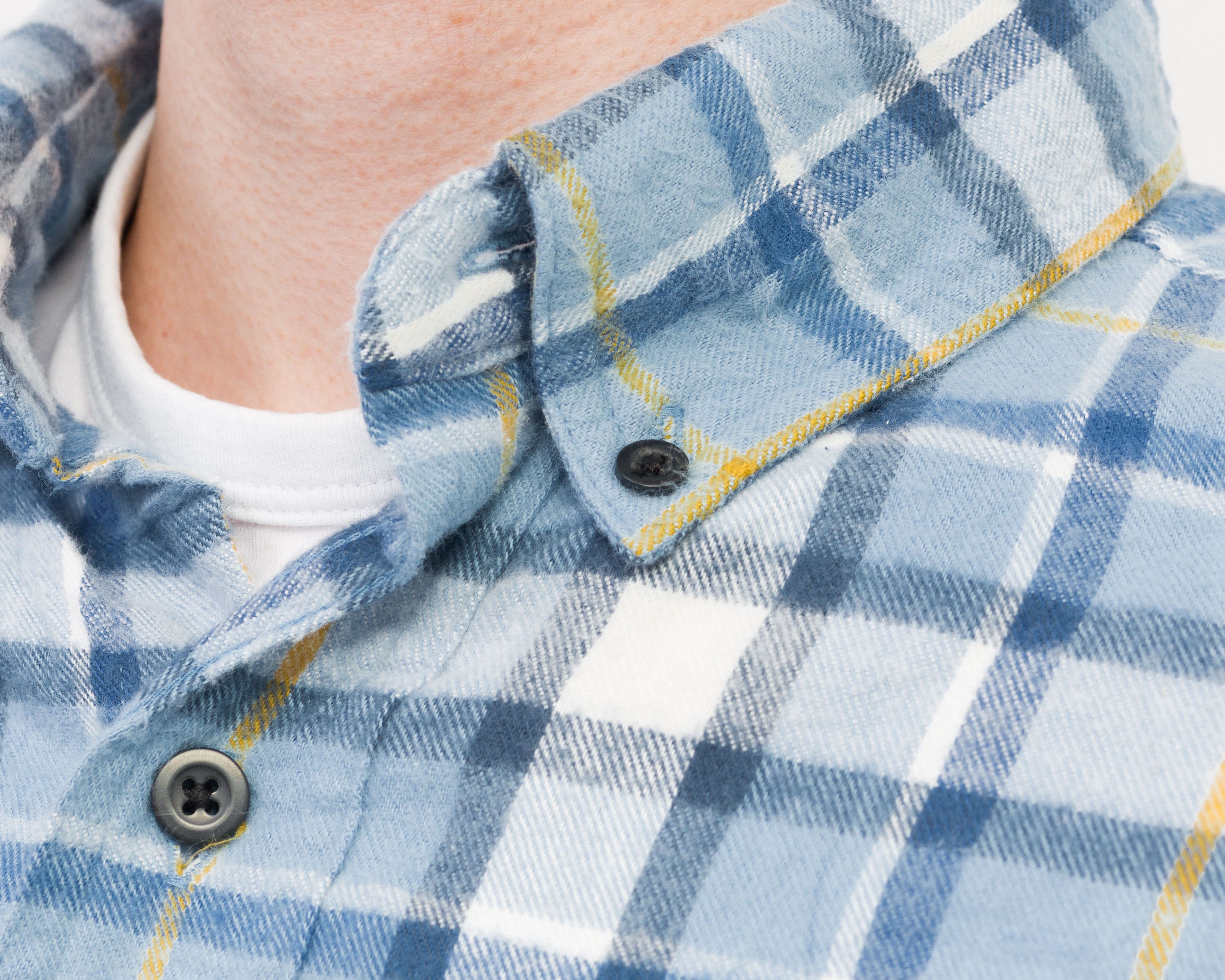 L.L. Bean × Vintage Casual Shirt Check Plaid Tartan Long Sleeve Blue Retro Size US M / EU 48-50 / 2 - 5 Thumbnail