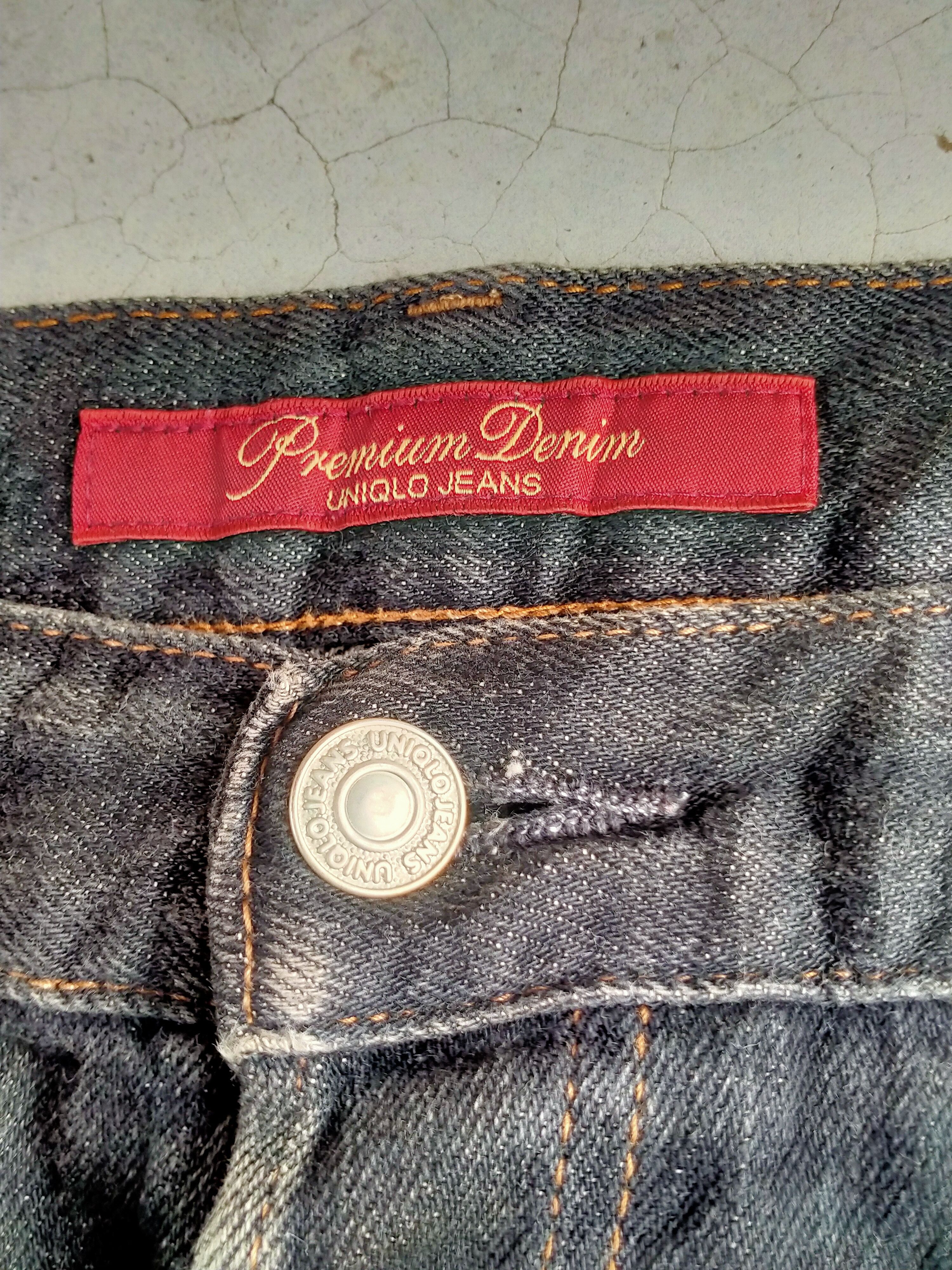 Uniqlo DISTRESSED UNIQLO PREMIUM SELVEDGE DENIM Size US 33 - 3 Thumbnail