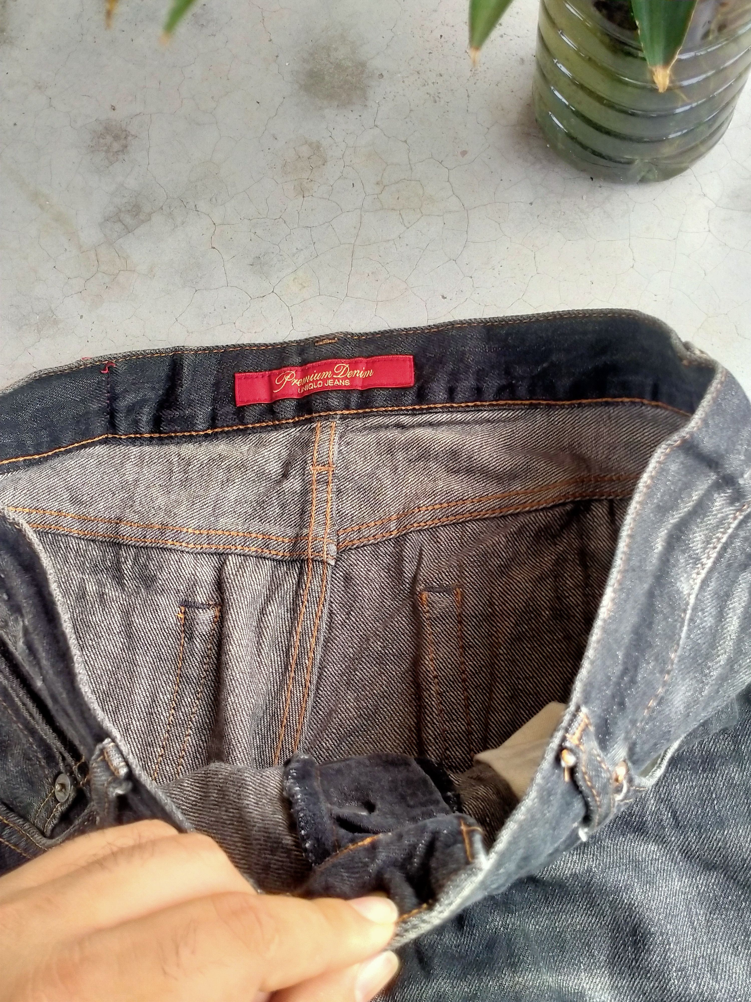 Uniqlo DISTRESSED UNIQLO PREMIUM SELVEDGE DENIM Size US 33 - 2 Thumbnail