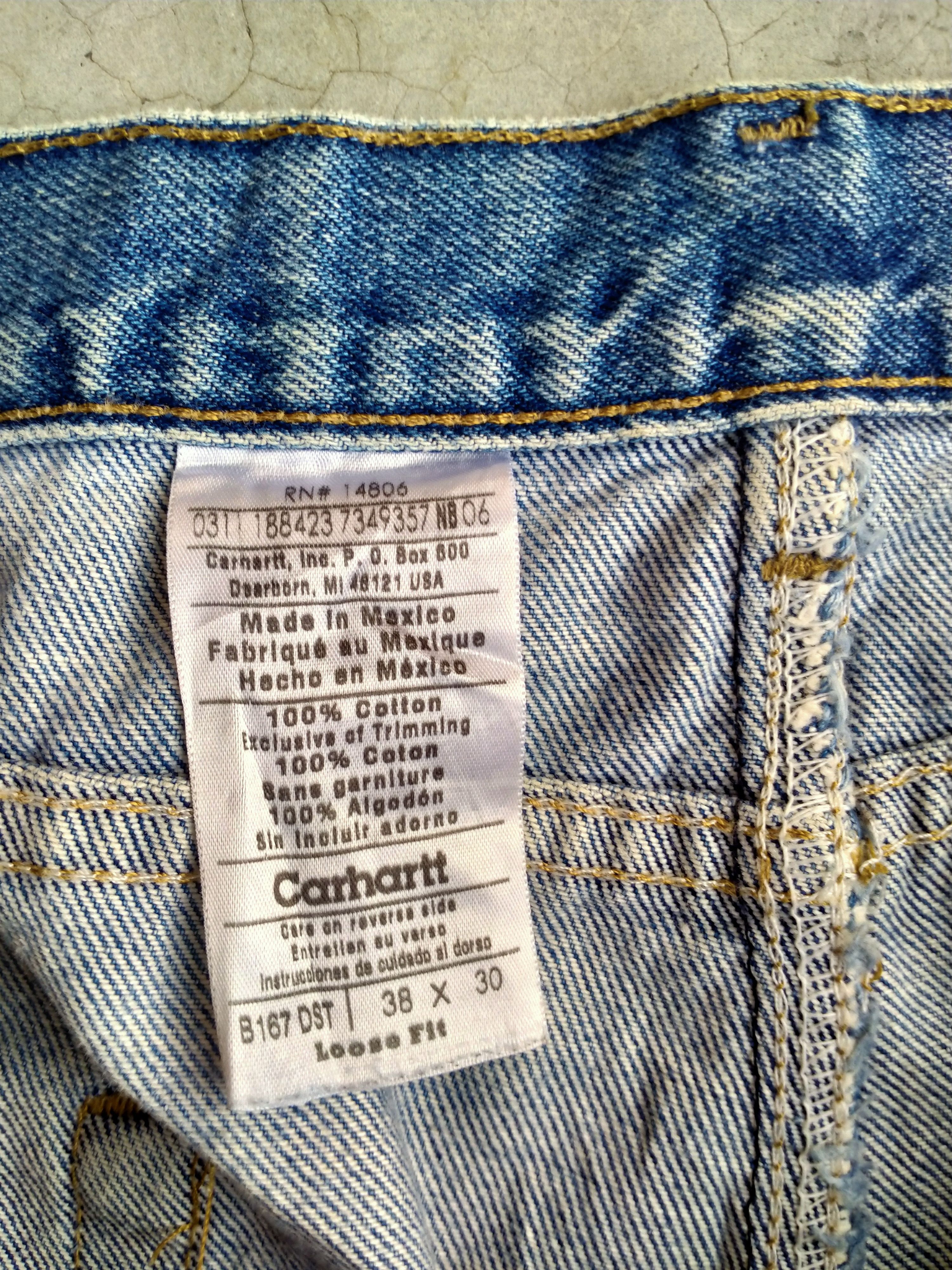 Carhartt CARHARTT WORKER NON SELVEDGE DENIM # Size US 38 / EU 54 - 4 Thumbnail