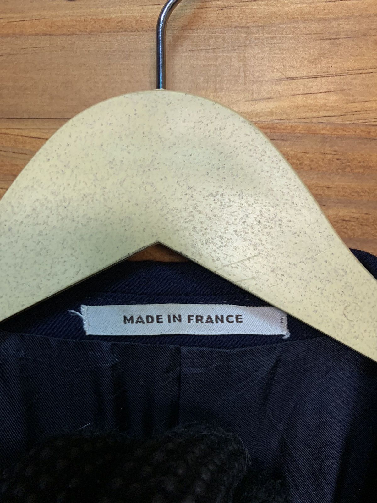 Yves Saint Laurent Vintage YSL Wool Coat Made In France Size 44S - 9 Thumbnail