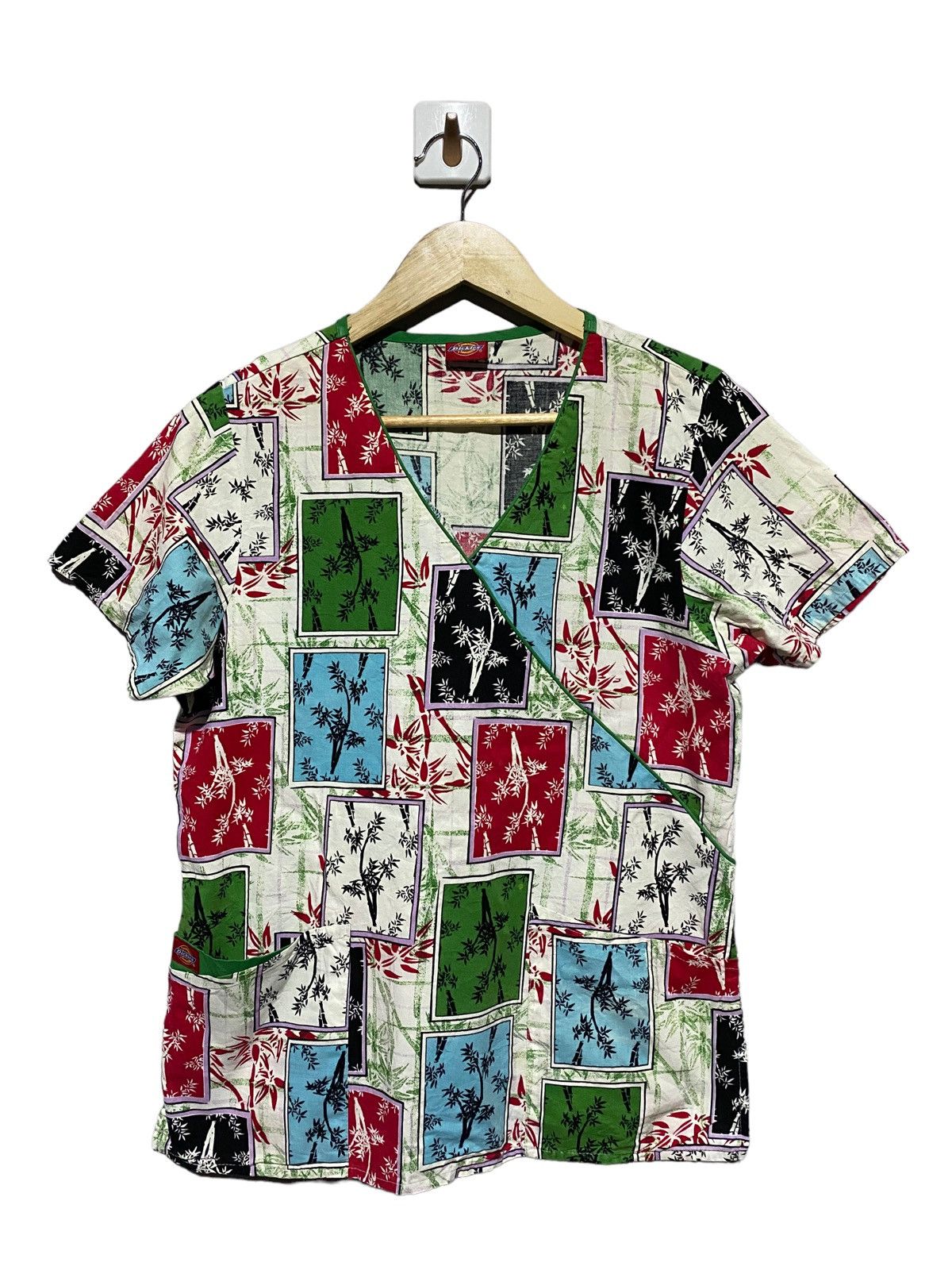 Dickies Vintage Dickies Bamboo Print Shirt - Size Small Size S / US 4 / IT 40 - 1 Thumbnail