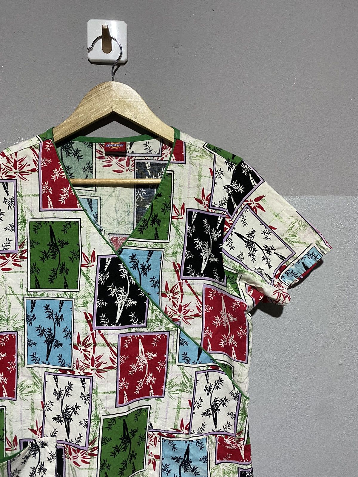 Dickies Vintage Dickies Bamboo Print Shirt - Size Small Size S / US 4 / IT 40 - 4 Thumbnail