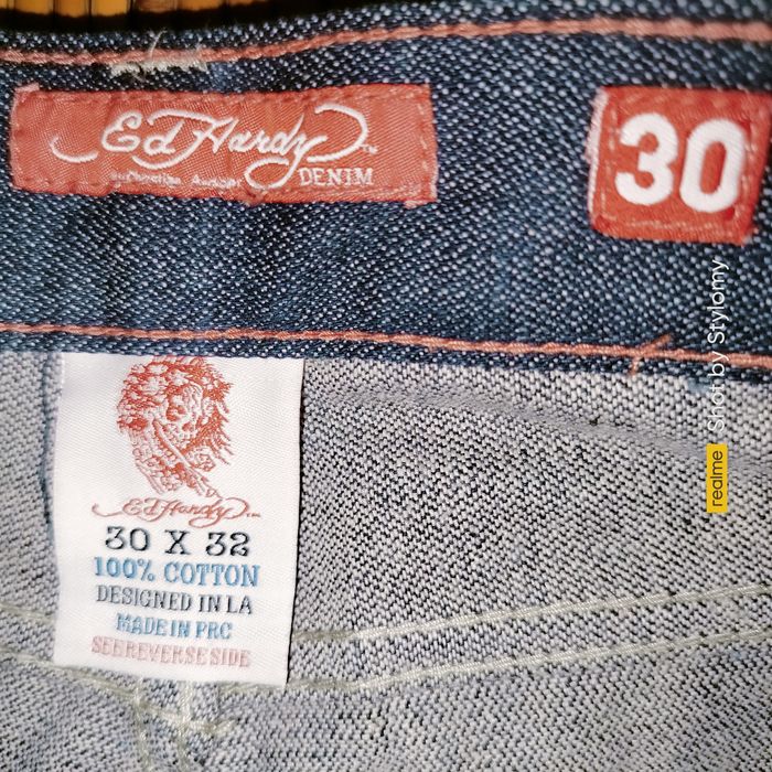 Ed Hardy Ed Hardy devil embroidery jeans | Grailed