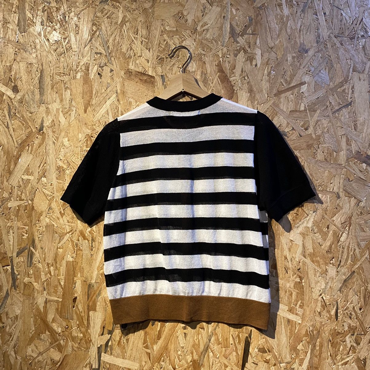 GU × Undercover RARE‼️GU X Undercover Stripe Transparent Button Ups Size M / US 6-8 / IT 42-44 - 2 Thumbnail