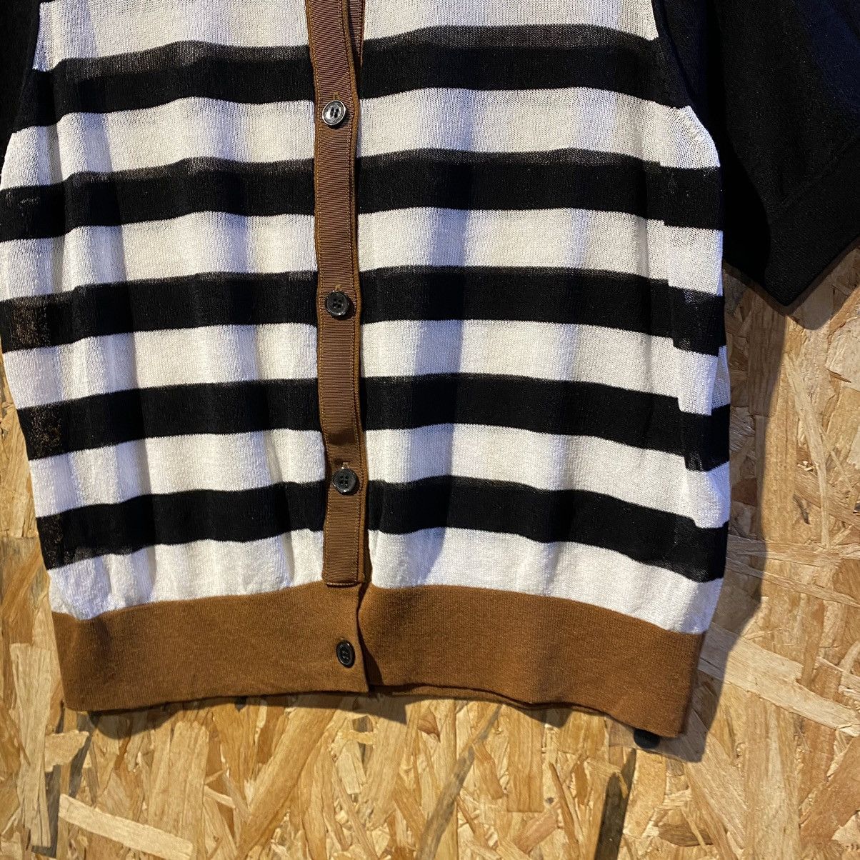 GU × Undercover RARE‼️GU X Undercover Stripe Transparent Button Ups Size M / US 6-8 / IT 42-44 - 5 Thumbnail