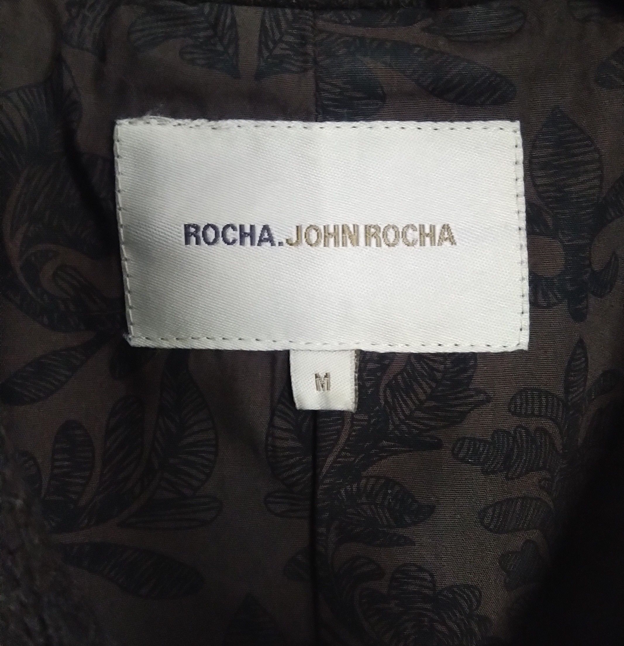 Vintage Y2K John Rocha men's woolen double-breasted dark brown coat Size US M / EU 48-50 / 2 - 11 Thumbnail