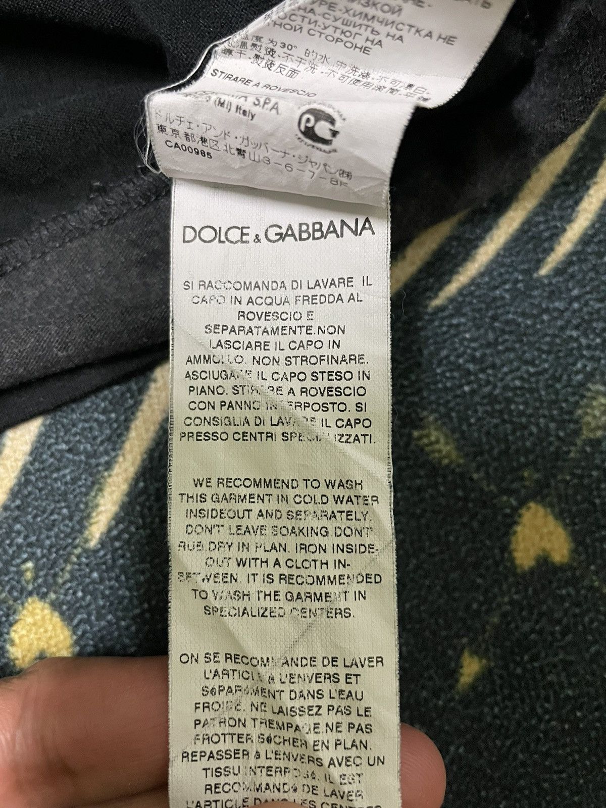 Designer × Dolce & Gabbana Vintage Long Sleeve Size US L / EU 52-54 / 3 - 6 Thumbnail
