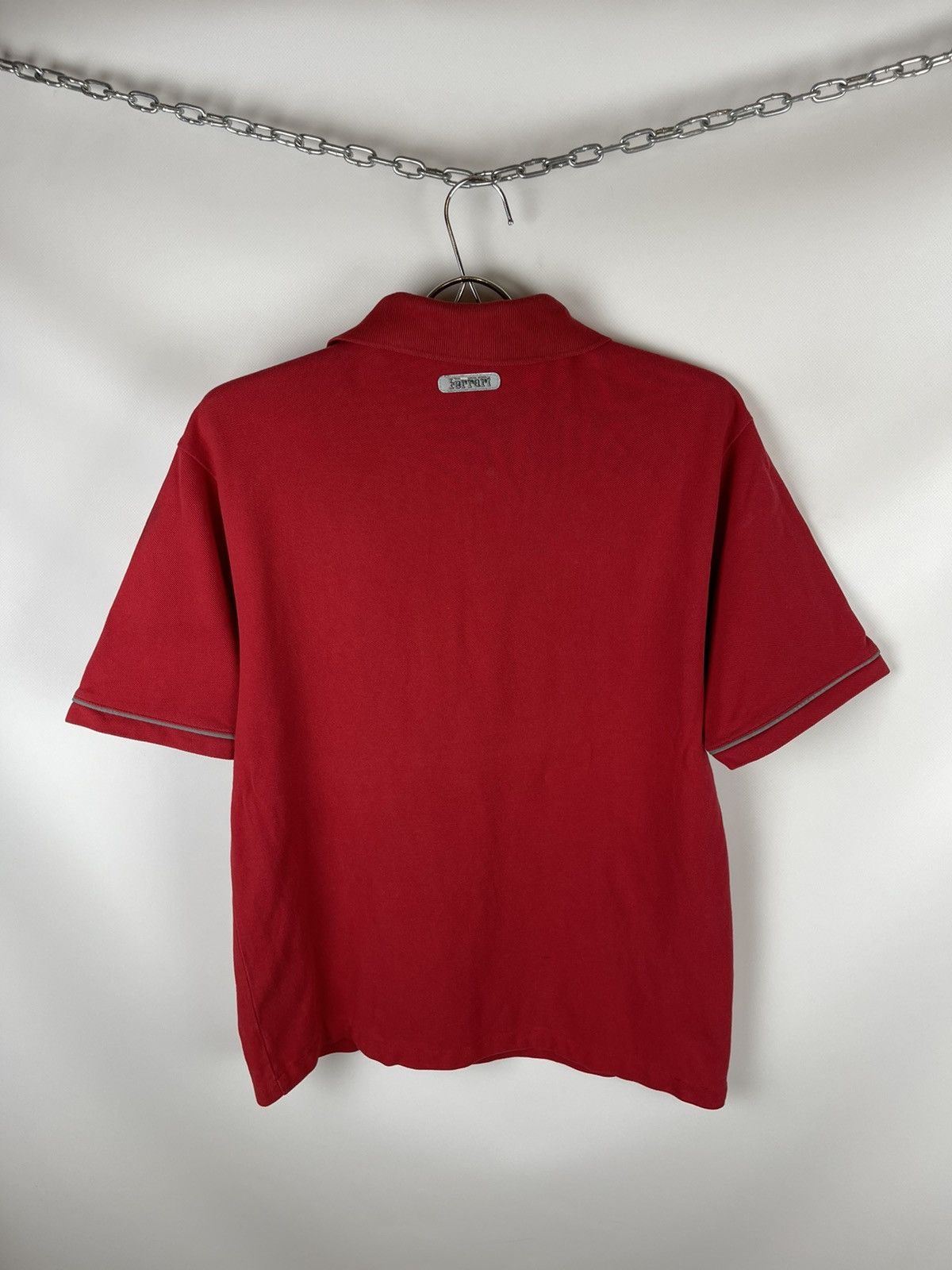 Ferrari Ferrari vintage 2000 red logo polo tee shirt Size US M / EU 48-50 / 2 - 2 Thumbnail