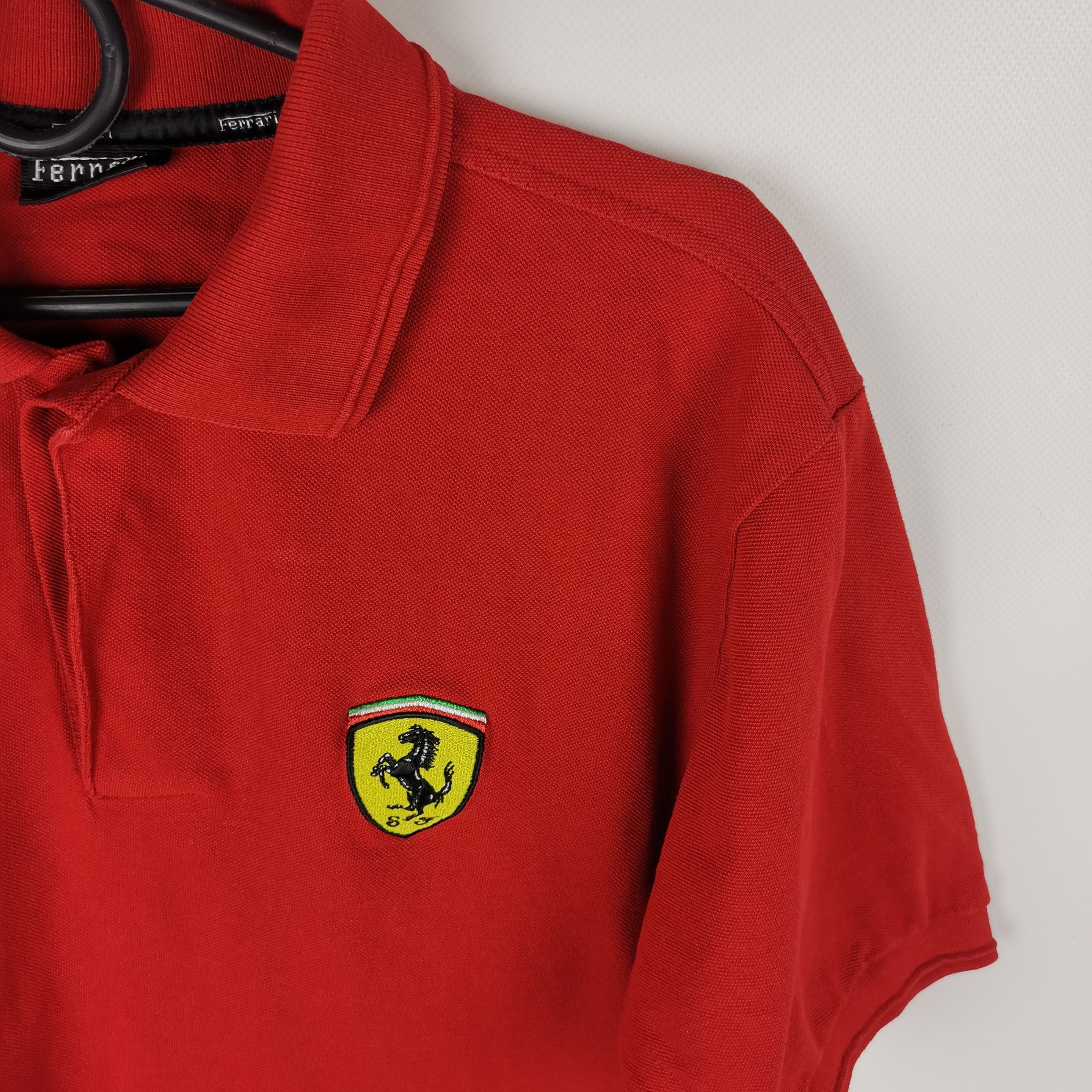 Ferrari Vintage Ferrari official product logo red polo shirt Size US S / EU 44-46 / 1 - 3 Thumbnail