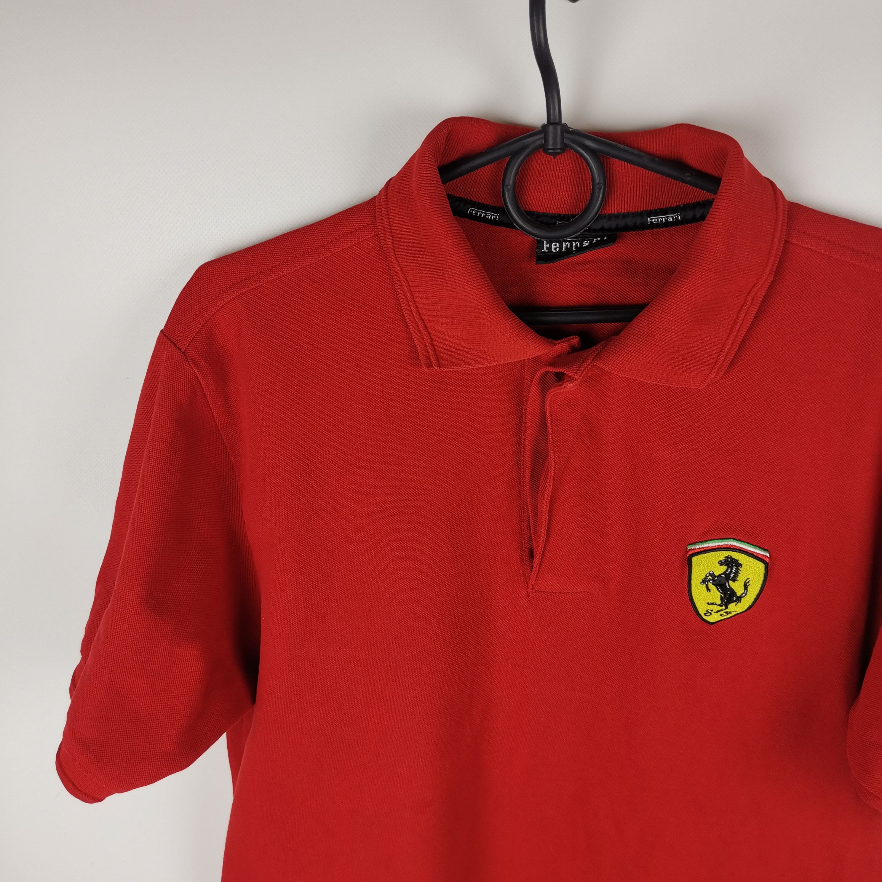 Ferrari Vintage Ferrari official product logo red polo shirt Size US S / EU 44-46 / 1 - 4 Thumbnail