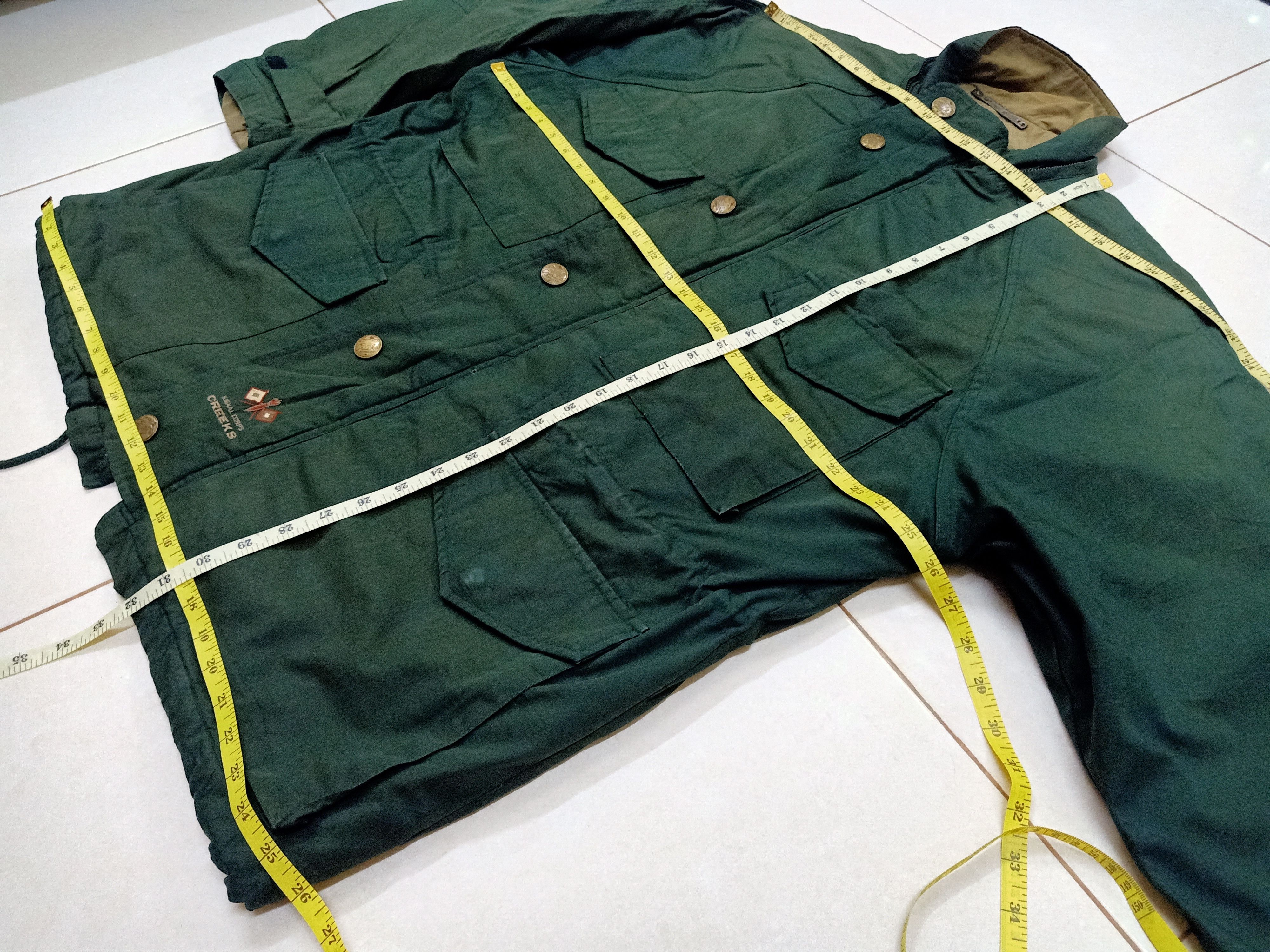 Vintage 1940's CREEKS JACKET WW2 US Army Reproduction M-65 Field Size US L / EU 52-54 / 3 - 15 Thumbnail