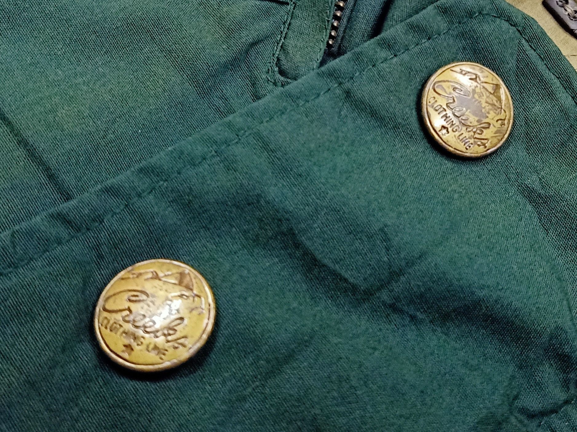 Vintage 1940's CREEKS JACKET WW2 US Army Reproduction M-65 Field Size US L / EU 52-54 / 3 - 8 Thumbnail