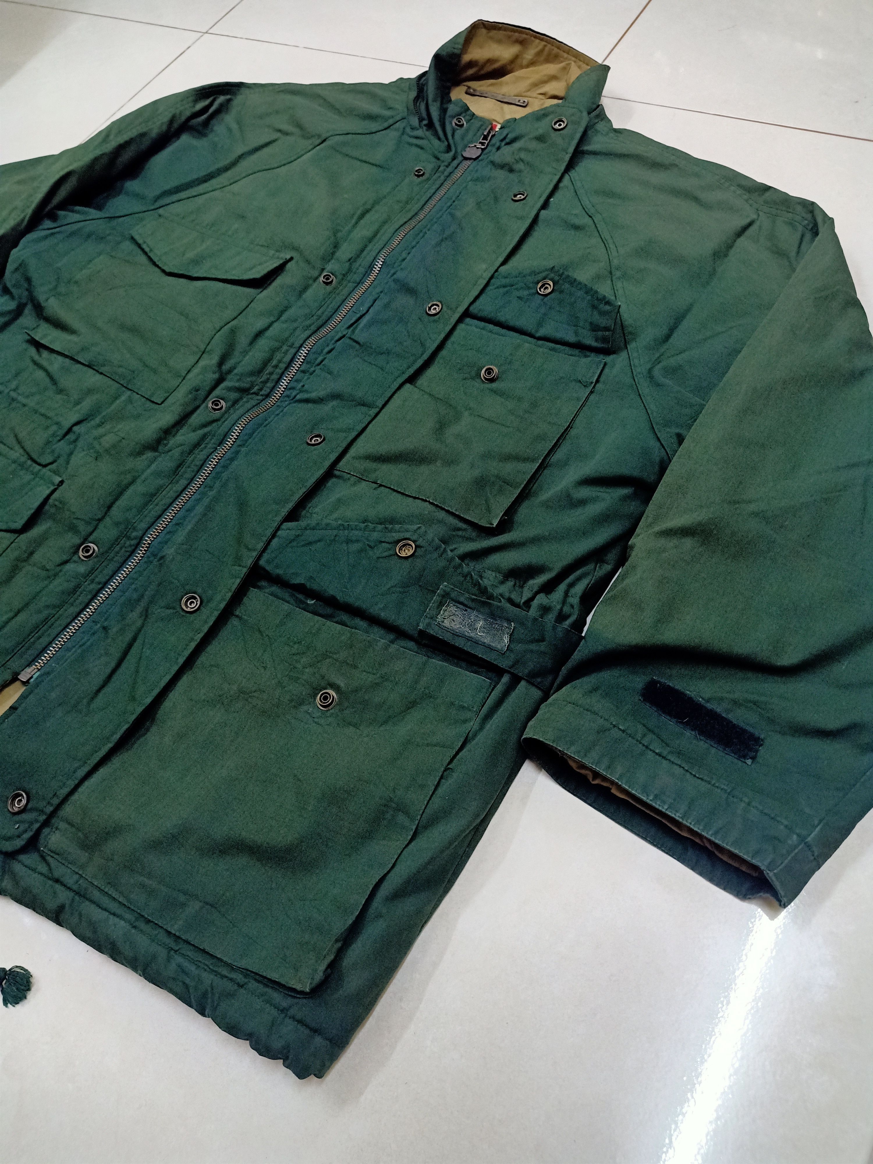 Vintage 1940's CREEKS JACKET WW2 US Army Reproduction M-65 Field Size US L / EU 52-54 / 3 - 5 Thumbnail