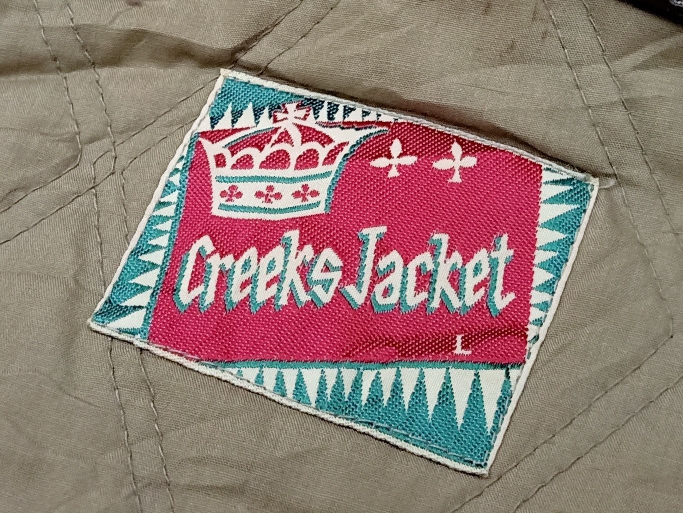 Vintage 1940's CREEKS JACKET WW2 US Army Reproduction M-65 Field Size US L / EU 52-54 / 3 - 12 Thumbnail