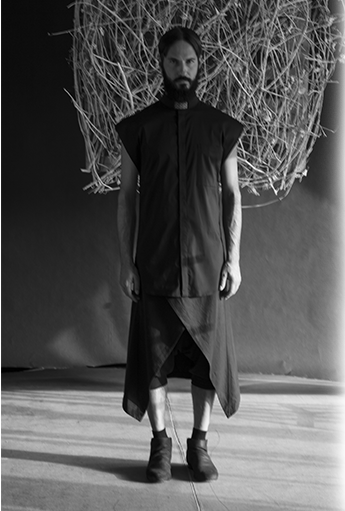 Handmade × Mavranyma MAVRANYMA - RARE elastic duble layer skirt pants Size US 34 / EU 50 - 8 Thumbnail