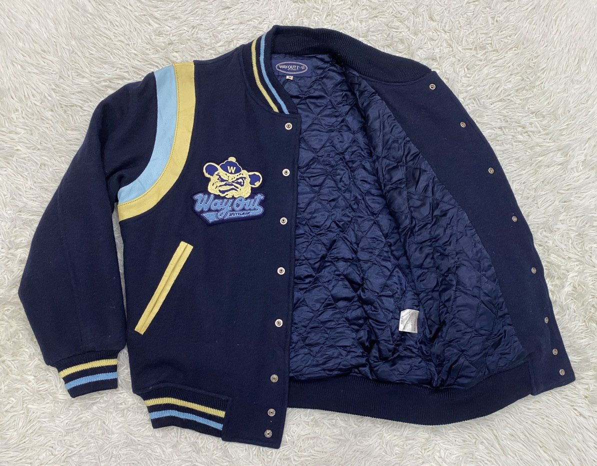 Japanese Brand Way Out But Classic Patches Varsity Jacket Size US M / EU 48-50 / 2 - 11 Thumbnail