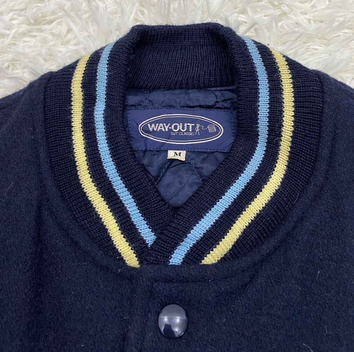 Japanese Brand Way Out But Classic Patches Varsity Jacket Size US M / EU 48-50 / 2 - 5 Thumbnail