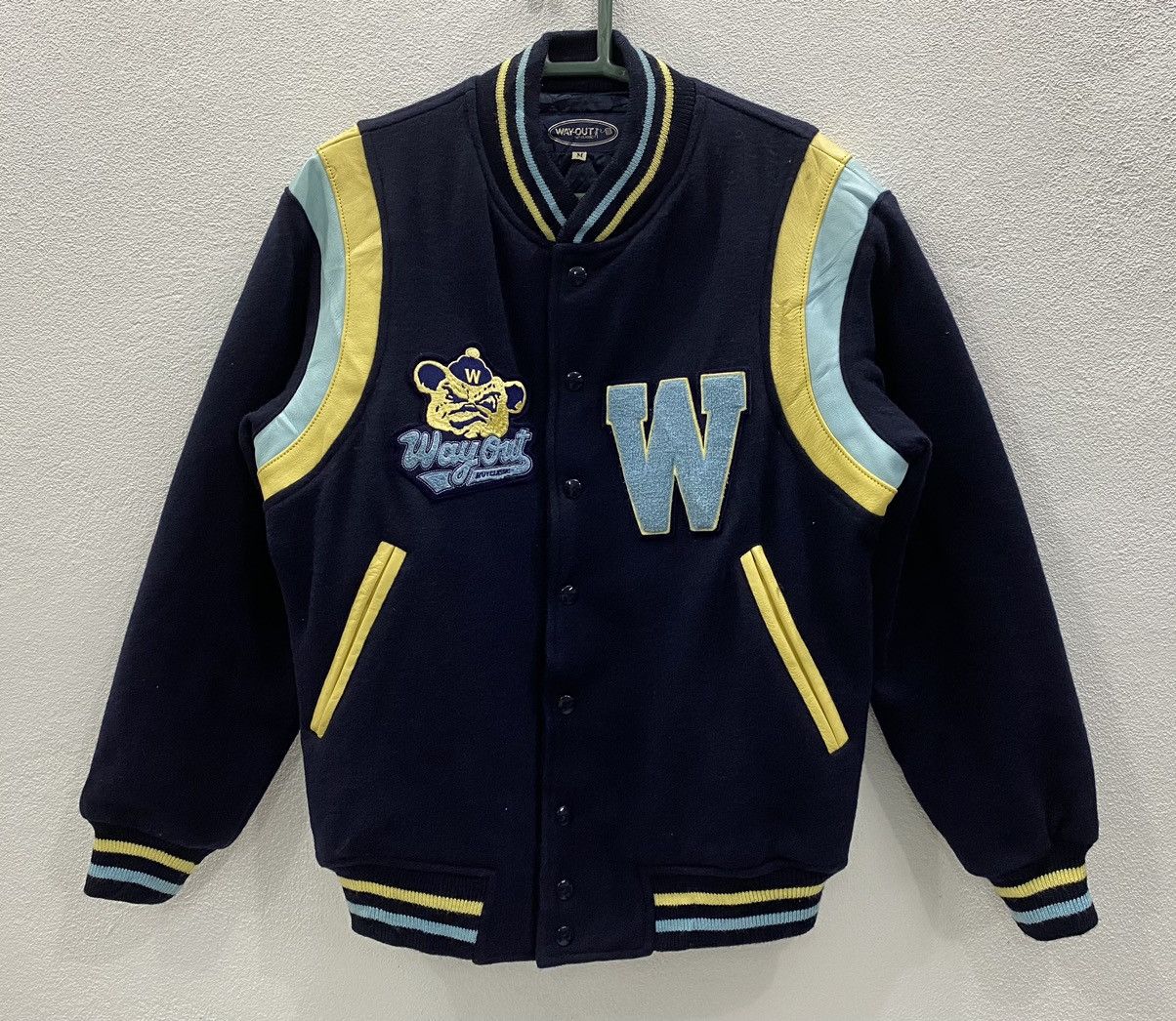 Japanese Brand Way Out But Classic Patches Varsity Jacket Size US M / EU 48-50 / 2 - 1 Thumbnail
