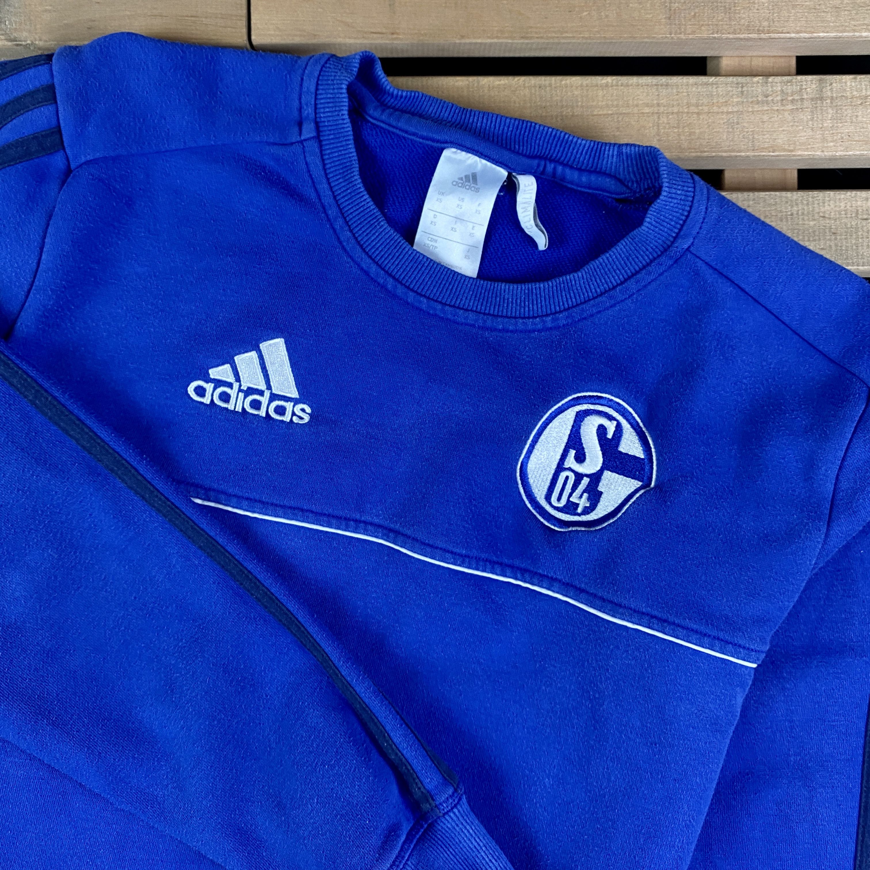 Adidas × Vintage Mens Vintage Sweatshirt Adidas Vintage Schalke Size XS Size US XS / EU 42 / 0 - 2 Thumbnail
