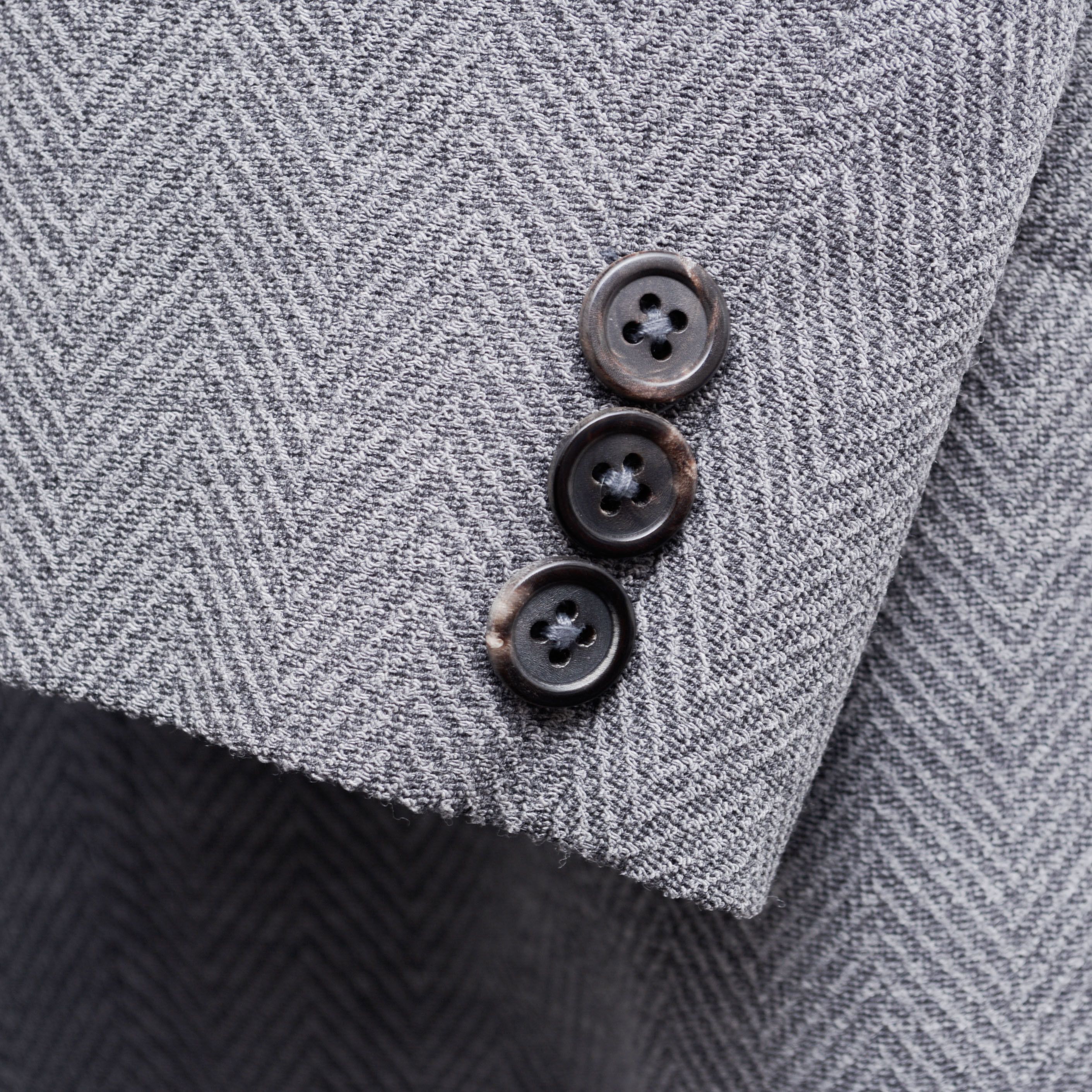 BENVENUTO. BENVENUTO UK 44 US Blazer EU 54 Herringbone top Jacket Wool Size 44R - 4 Thumbnail