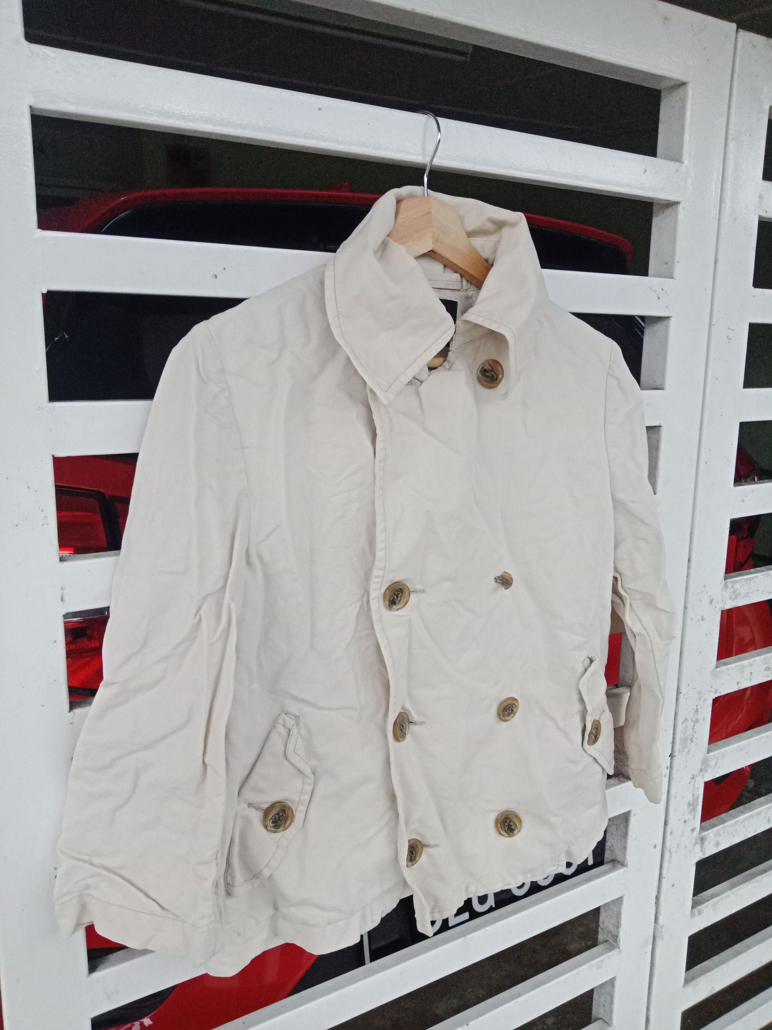Issey Miyake Zucca Issey Miyake Double Breasted Light Jacket Size US M / EU 48-50 / 2 - 5 Thumbnail