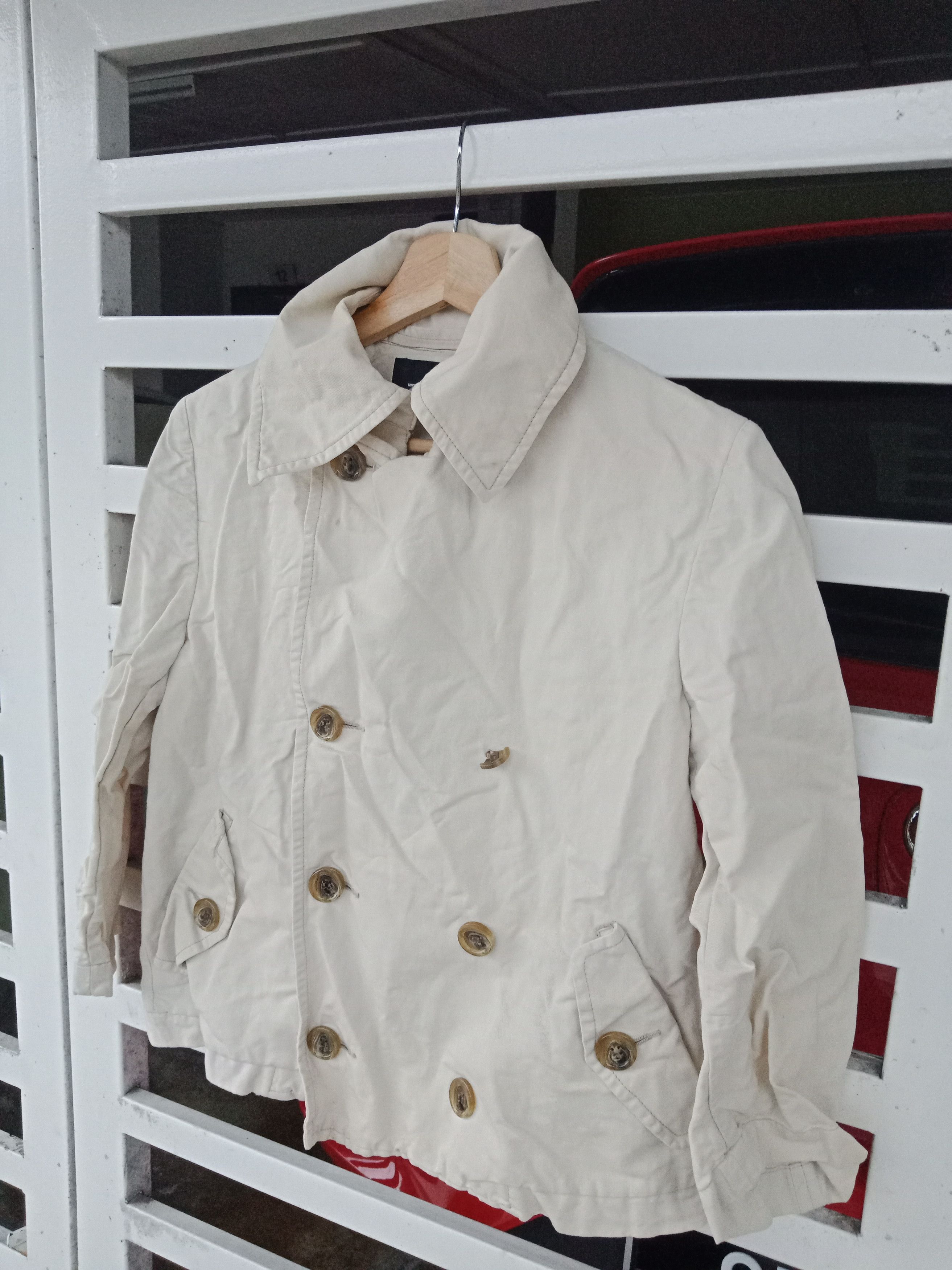 Issey Miyake Zucca Issey Miyake Double Breasted Light Jacket Size US M / EU 48-50 / 2 - 4 Thumbnail