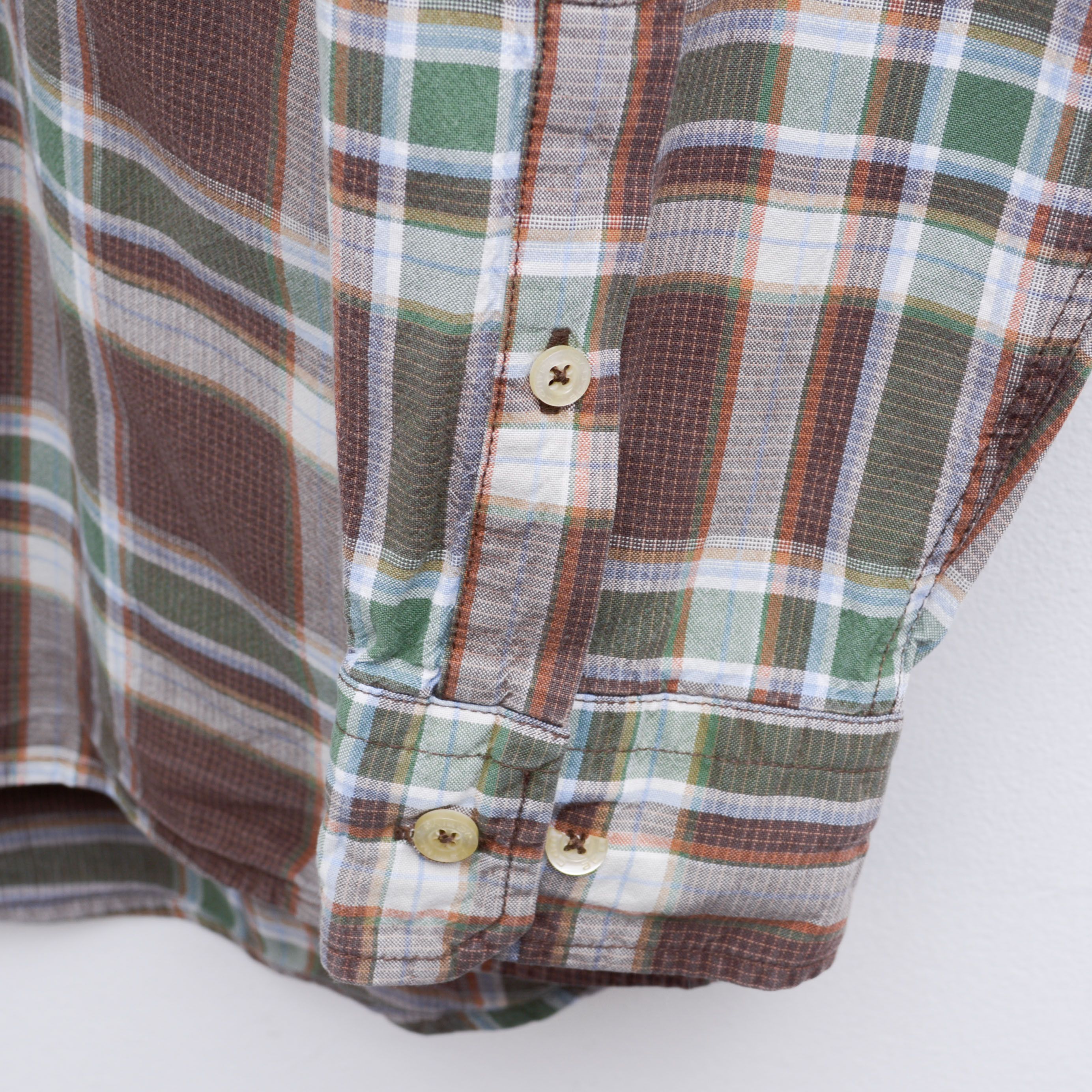 camel active CAMEL ACTIVE Shirt Long Sleeve Plaid Check Tartan Cotton Size US L / EU 52-54 / 3 - 5 Thumbnail