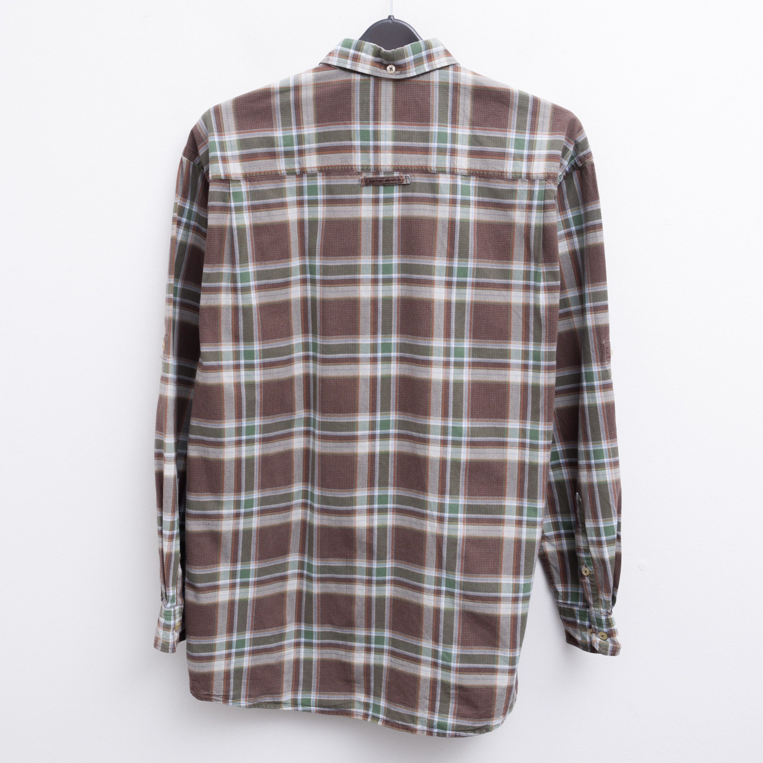 camel active CAMEL ACTIVE Shirt Long Sleeve Plaid Check Tartan Cotton Size US L / EU 52-54 / 3 - 7 Thumbnail