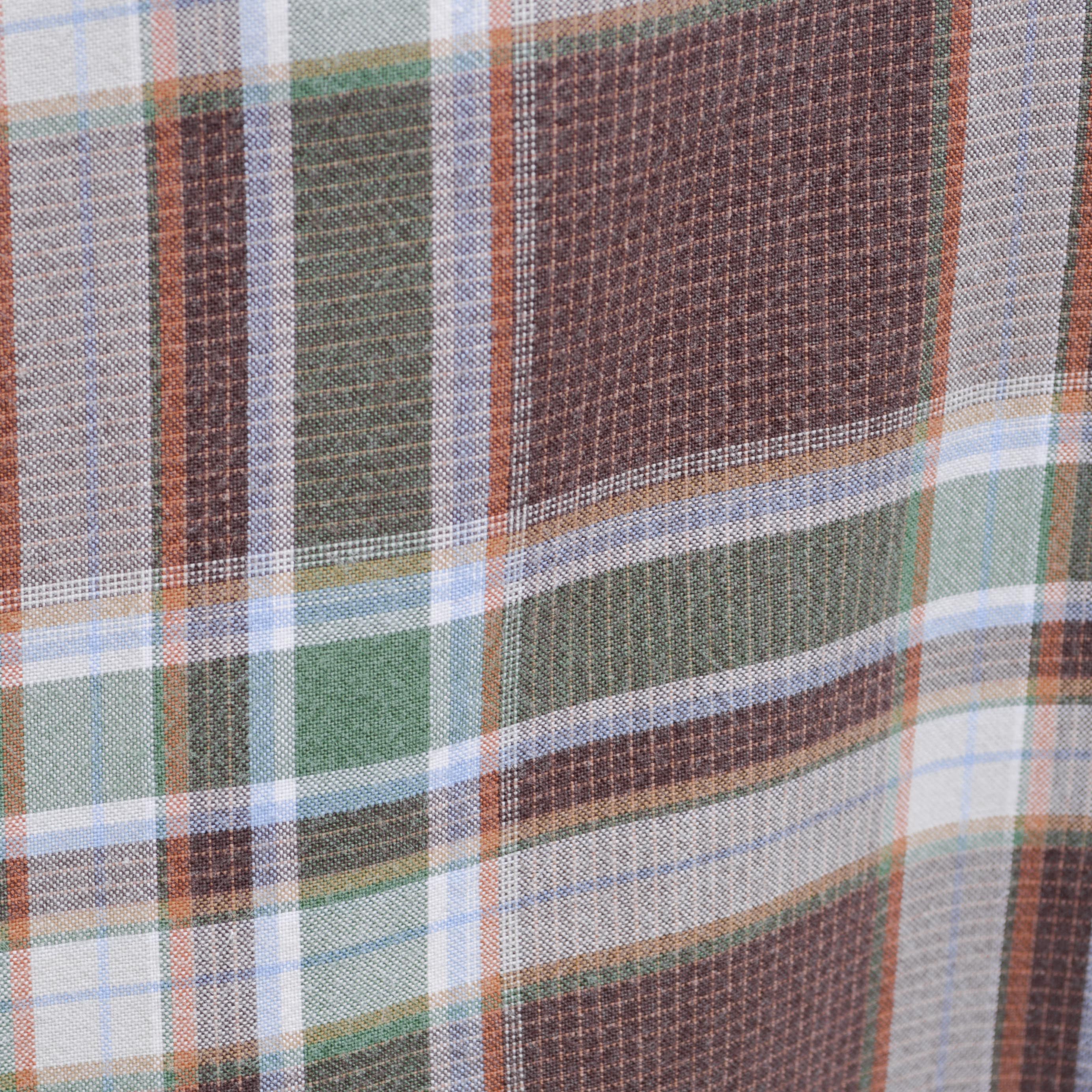 camel active CAMEL ACTIVE Shirt Long Sleeve Plaid Check Tartan Cotton Size US L / EU 52-54 / 3 - 6 Thumbnail