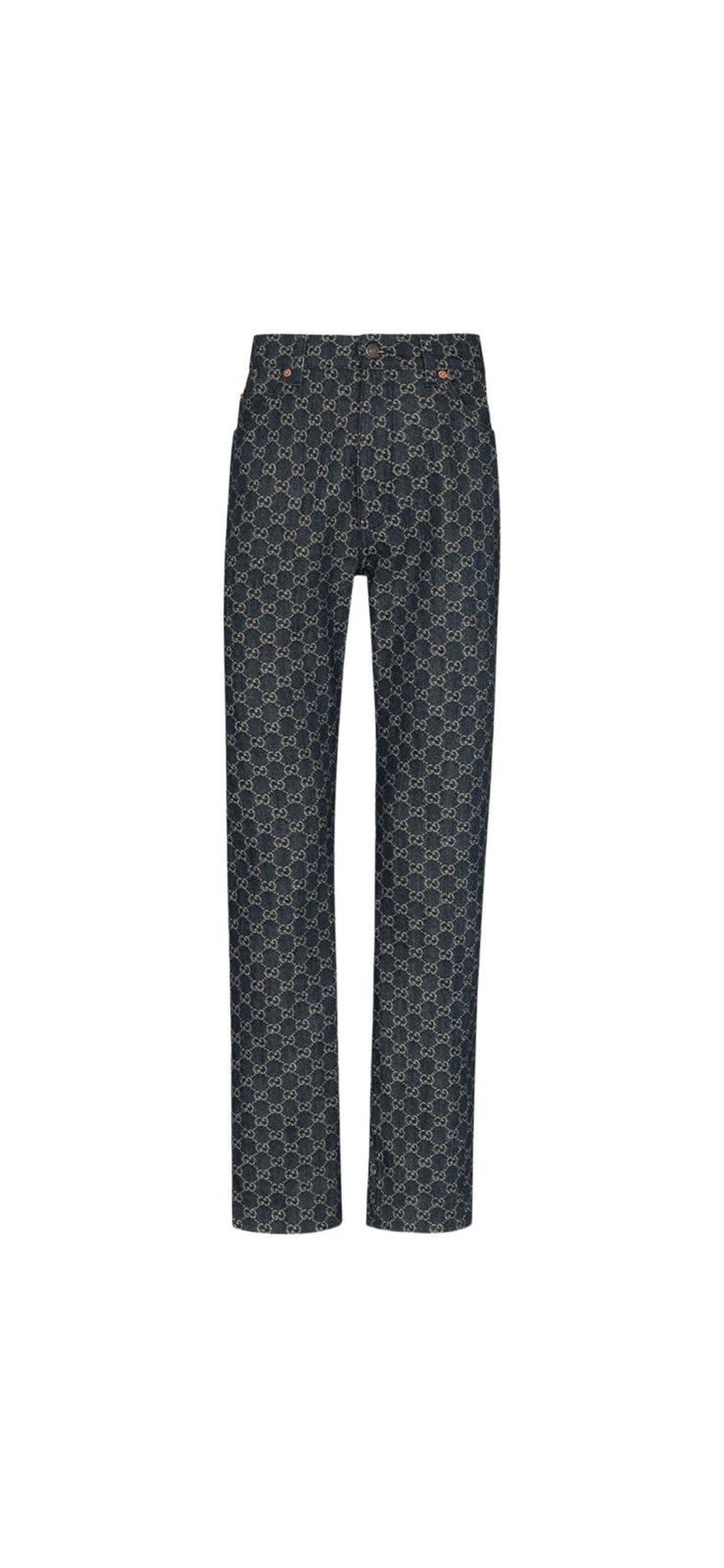 Gucci GG Supreme Straight Leg Jeans