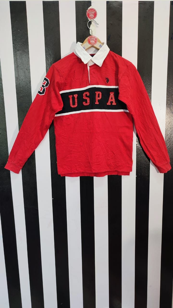 Designer × U.S. Polo Assn. × Very Rare Uspa Polo Spell Out Very Rare ...