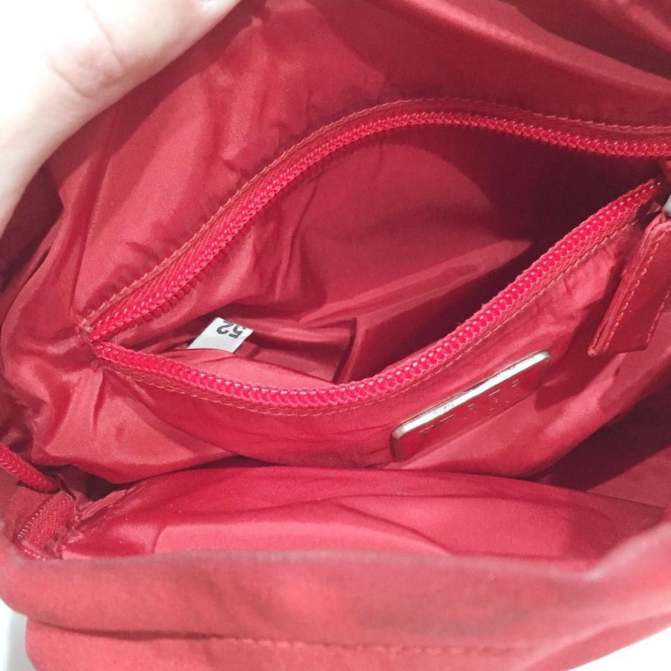 Prada ARCHIVE🔥OG Prada Sport Tactical Bum Bag Red Nylon Baguette Size ONE SIZE - 9 Thumbnail