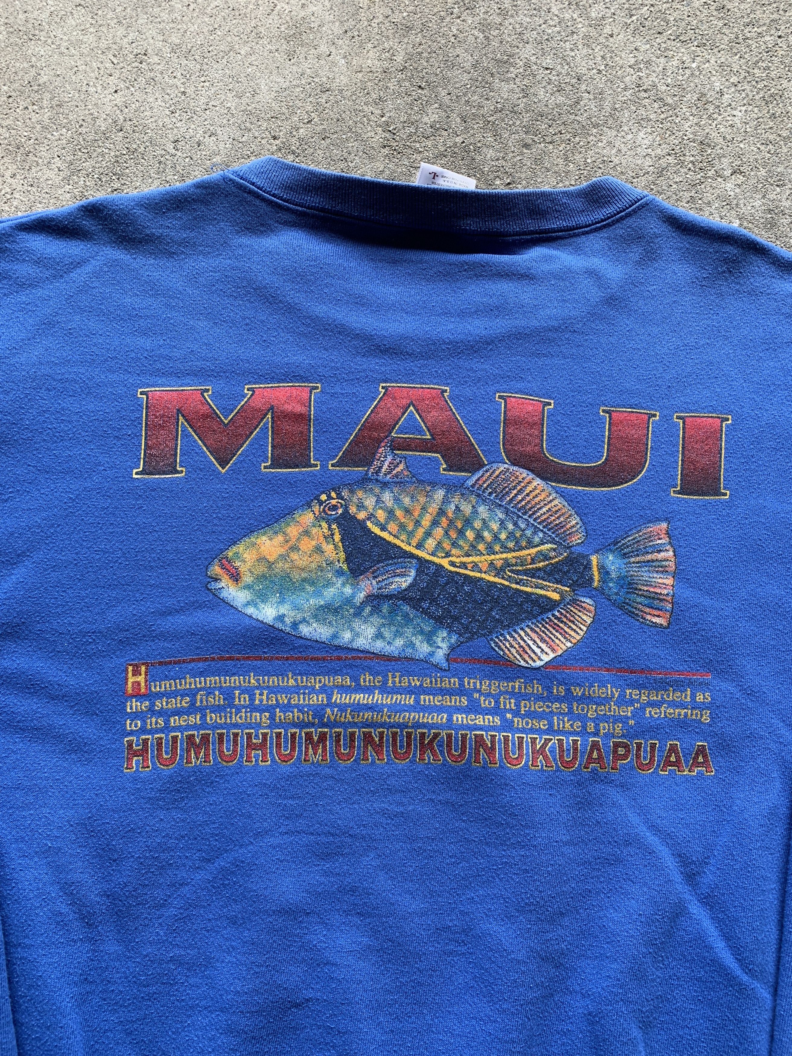 Other Vintage 90's Hawaii Fish Sweatshirt Size US L / EU 52-54 / 3 - 2 Thumbnail