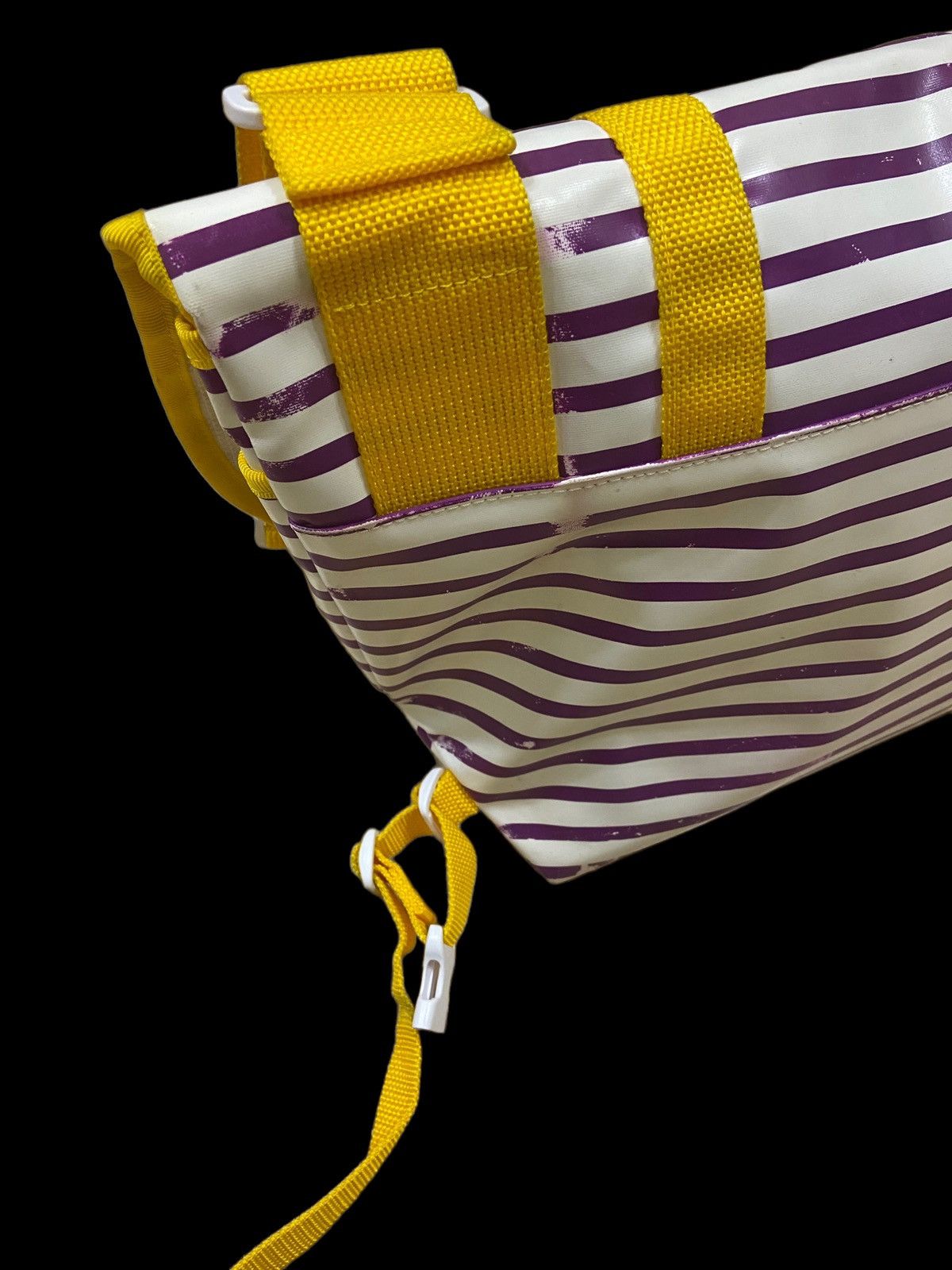 Kingsman × Porter × Porter Classic OG Porter Marine Tarpaulin Big Messenger Bag Stripe Colorful Size ONE SIZE - 10 Thumbnail