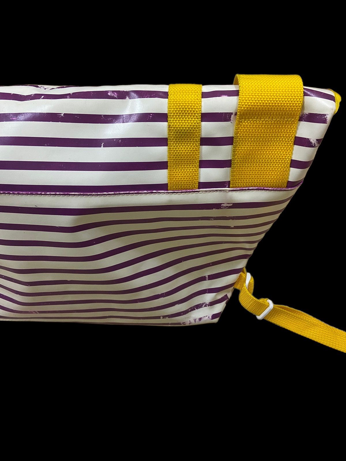 Kingsman × Porter × Porter Classic OG Porter Marine Tarpaulin Big Messenger Bag Stripe Colorful Size ONE SIZE - 9 Thumbnail