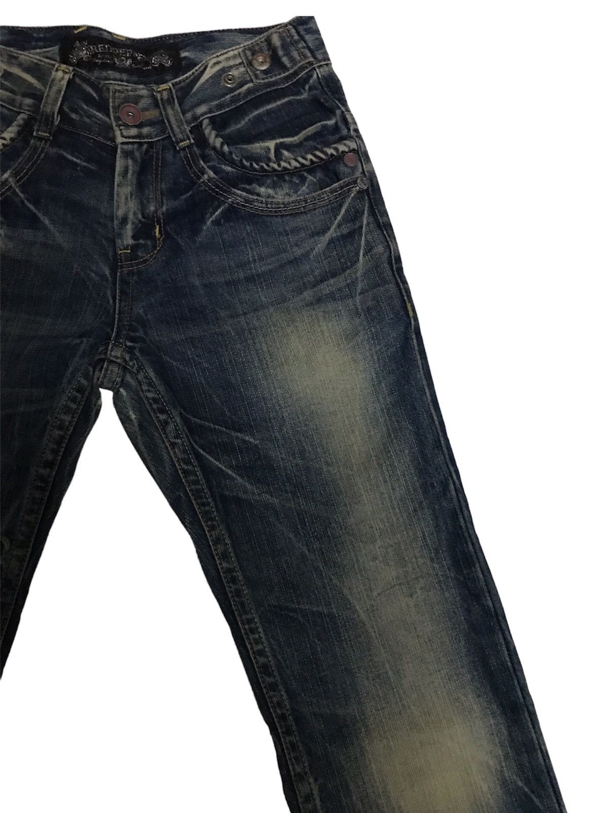 If Six Was Nine × Japanese Brand Thunder Jeans Denim Red Peppers Project by LBD Size 29" - 5 Thumbnail