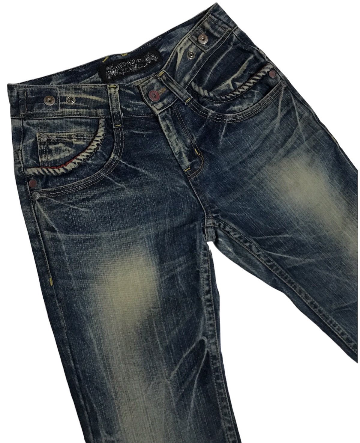 If Six Was Nine × Japanese Brand Thunder Jeans Denim Red Peppers Project by LBD Size 29" - 2 Thumbnail