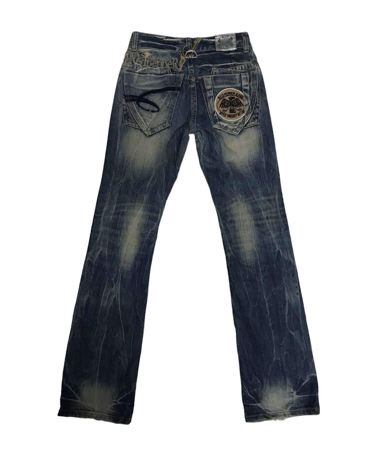 If Six Was Nine × Japanese Brand Thunder Jeans Denim Red Peppers Project by LBD Size 29" - 7 Thumbnail