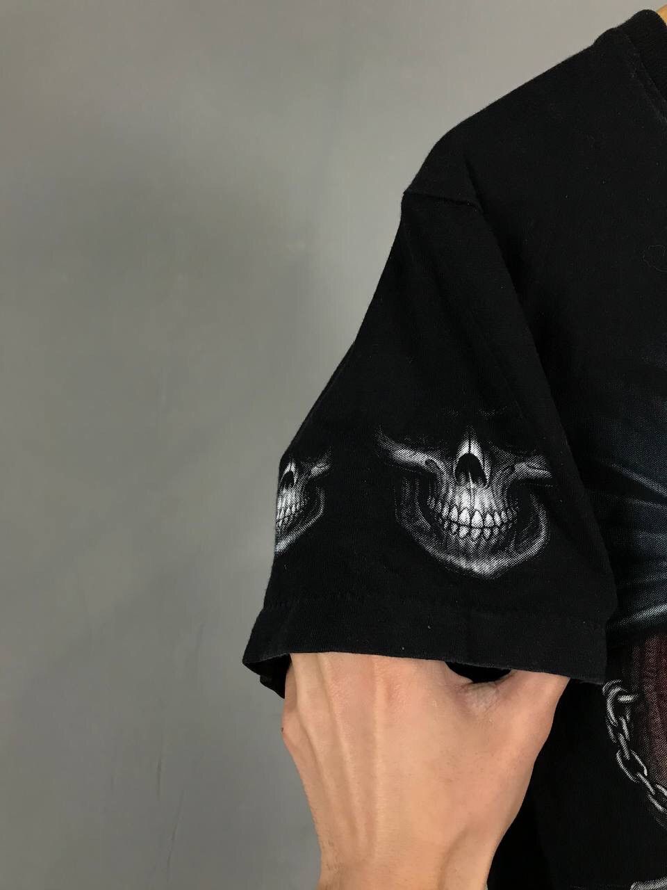 Vintage Skull Skeleton Vintage Overprinted Tee Size US S / EU 44-46 / 1 - 6 Thumbnail