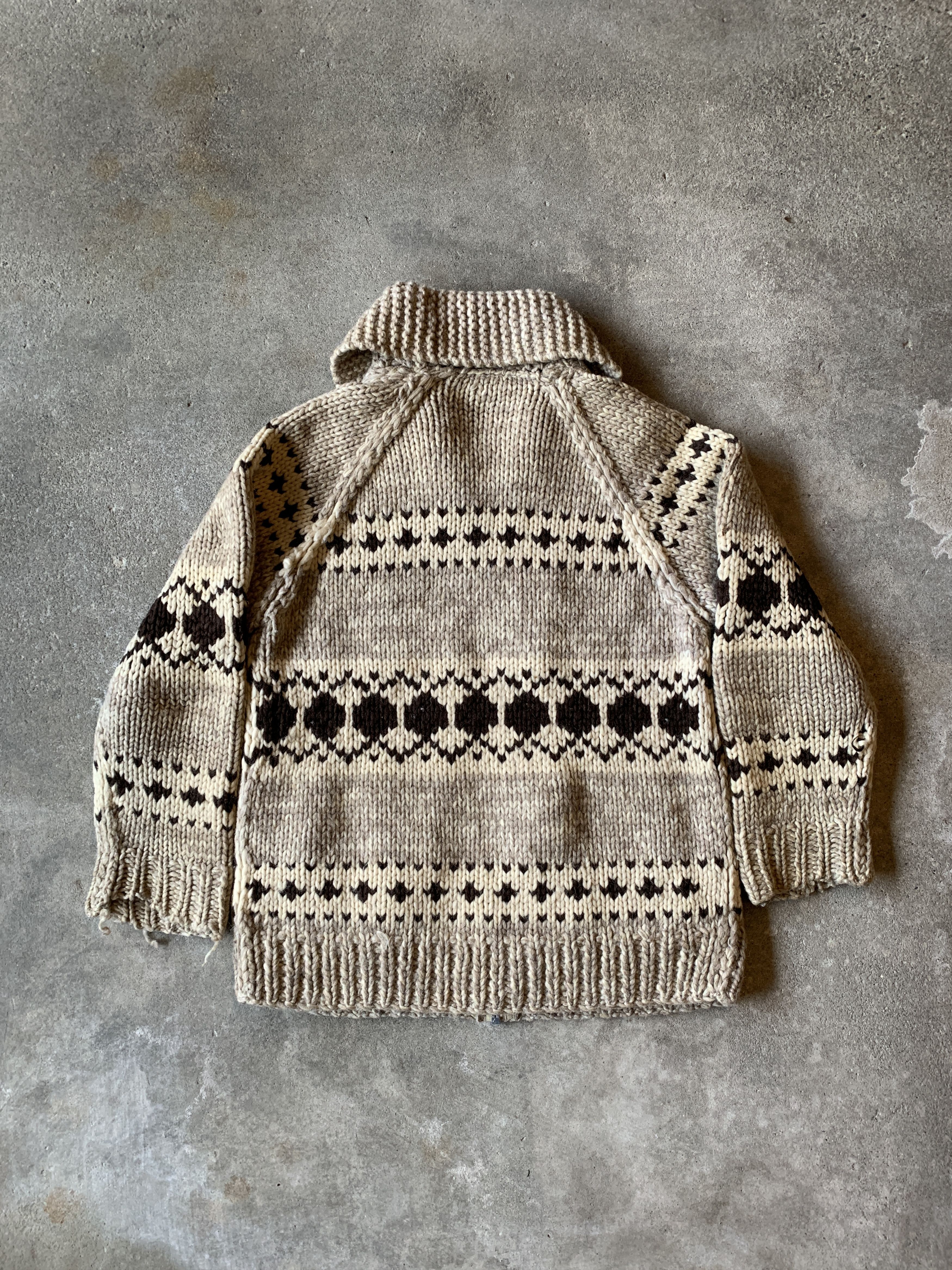Japanese Brand × Vintage Vintage 80s Longhouse Wool Cowichan Knit Sweater Size US M / EU 48-50 / 2 - 3 Thumbnail