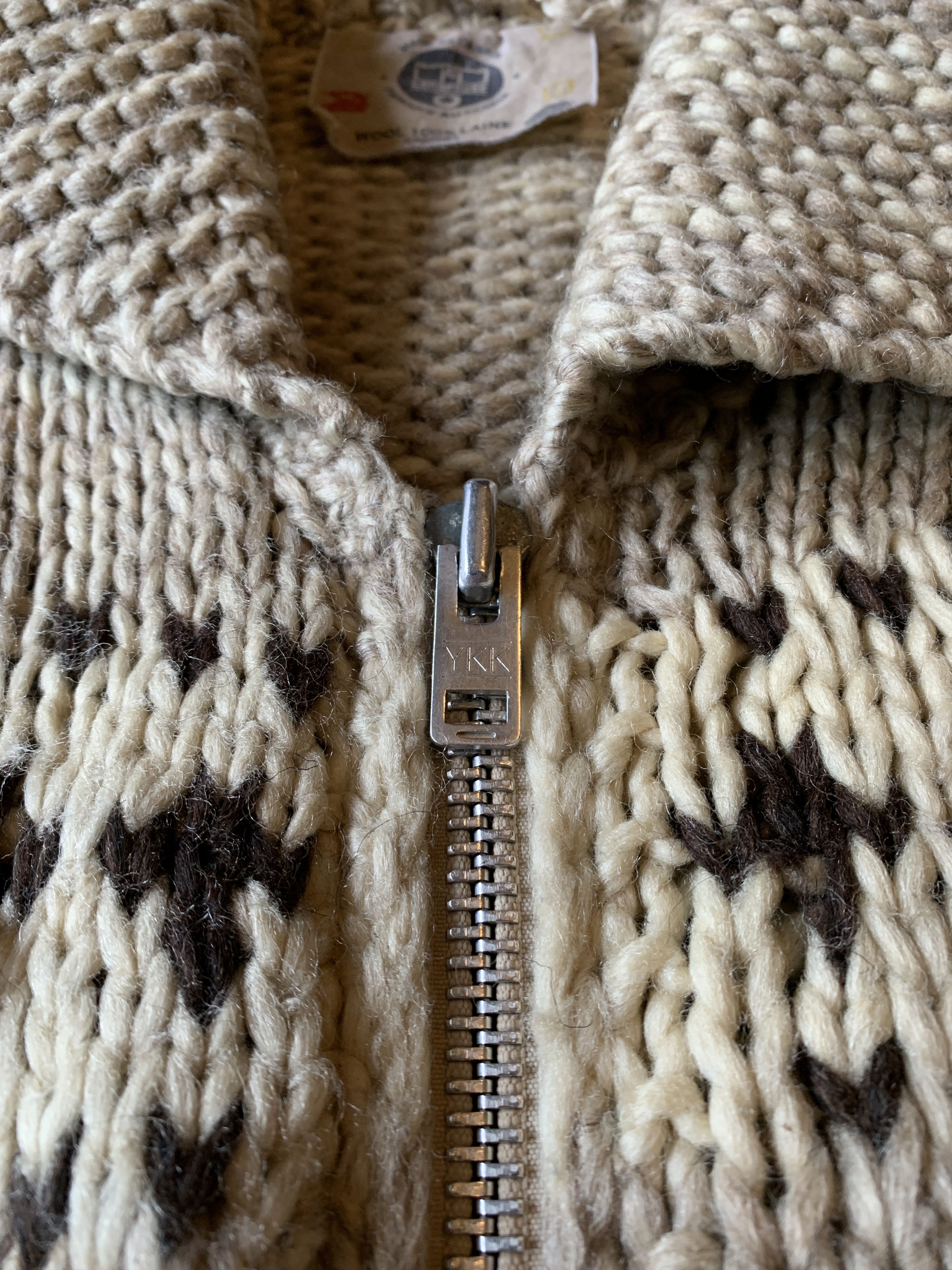 Japanese Brand × Vintage Vintage 80s Longhouse Wool Cowichan Knit Sweater Size US M / EU 48-50 / 2 - 2 Thumbnail