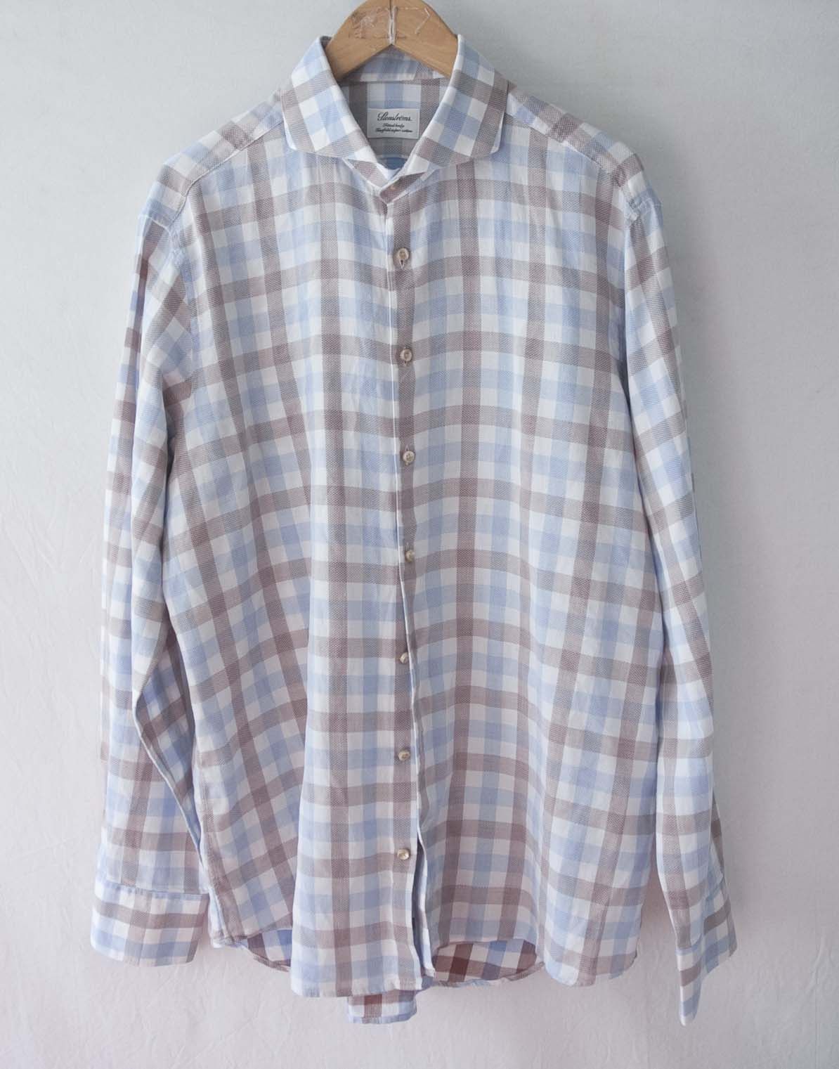 Strenstroms Stenstroms Shirt Plaid Size 17.5 /44 | Grailed