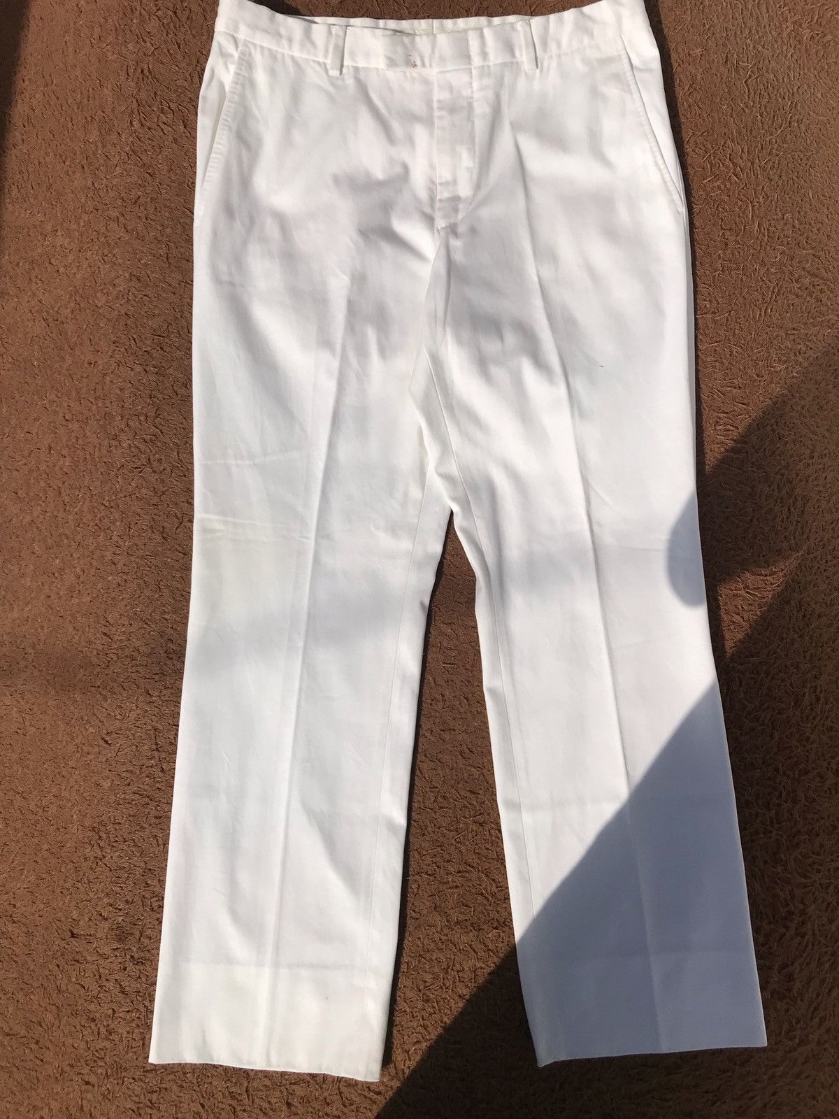 Gucci mono white long pant mens fashion made In italy 33