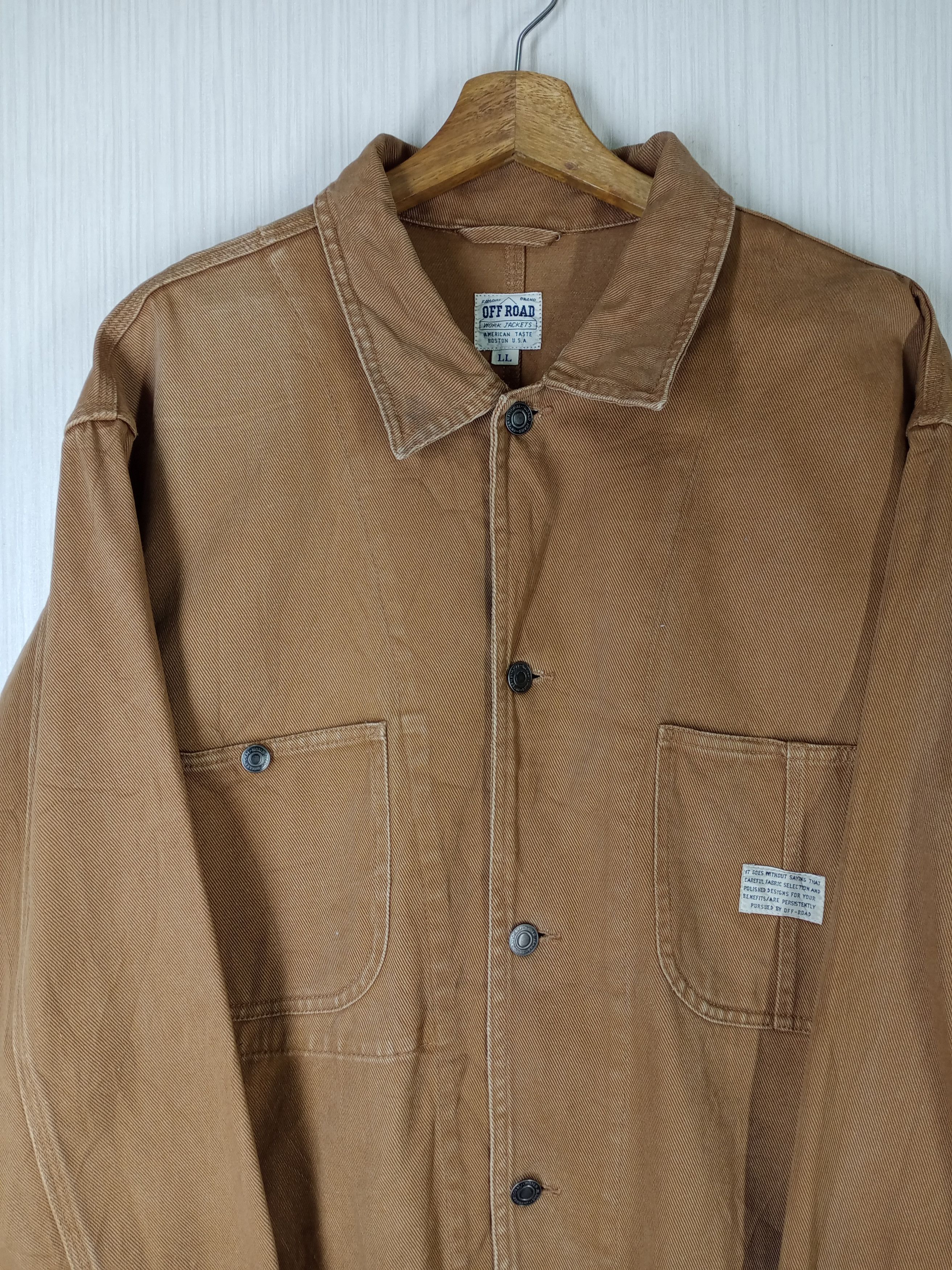 Japanese Brand Vintage Off Road Work Wear Chore Jacket Size US XL / EU 56 / 4 - 2 Thumbnail