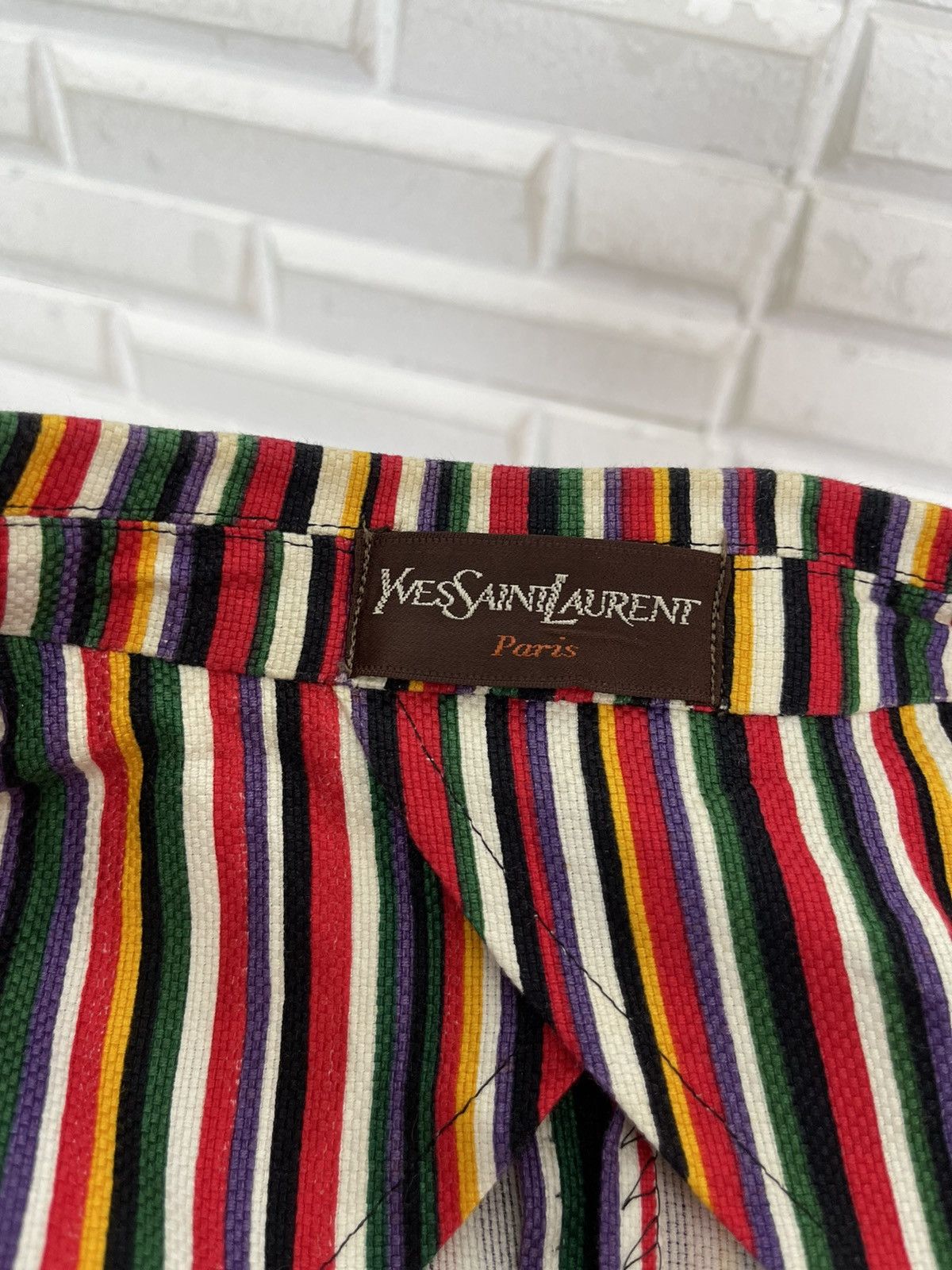 Yves Saint Laurent Rainbow Colour YVES SAINT LAURENT STRIPES COATS Size M / US 6-8 / IT 42-44 - 5 Thumbnail