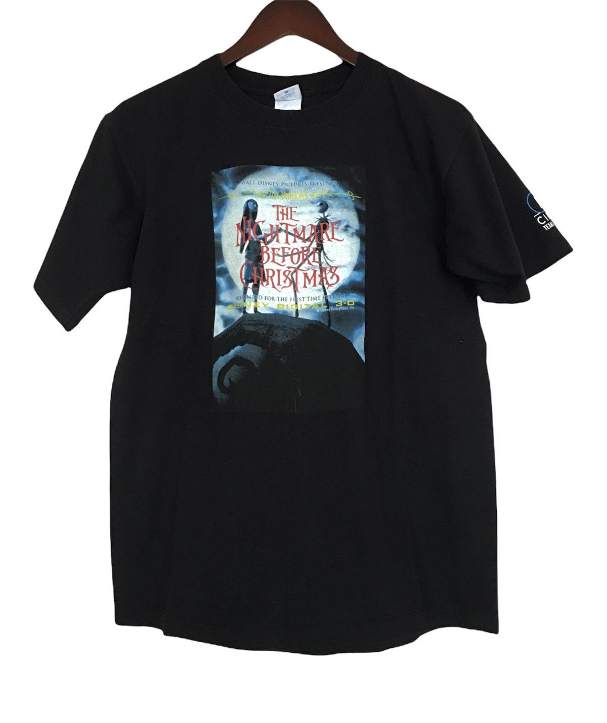 vintage-tim-burton-s-the-nightmare-before-christmas-promo-tee-grailed