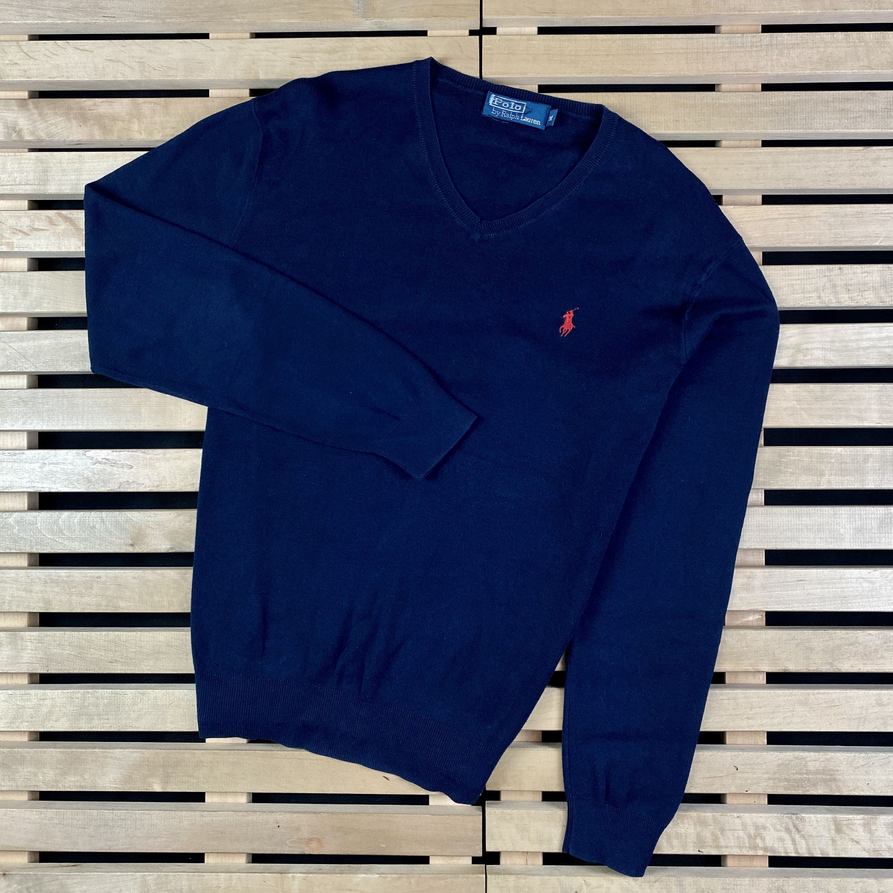 Polo Ralph Lauren Mens Long Sleeve Jumper Polo Ralph Lauren Vintage Size M Size US M / EU 48-50 / 2 - 1 Thumbnail